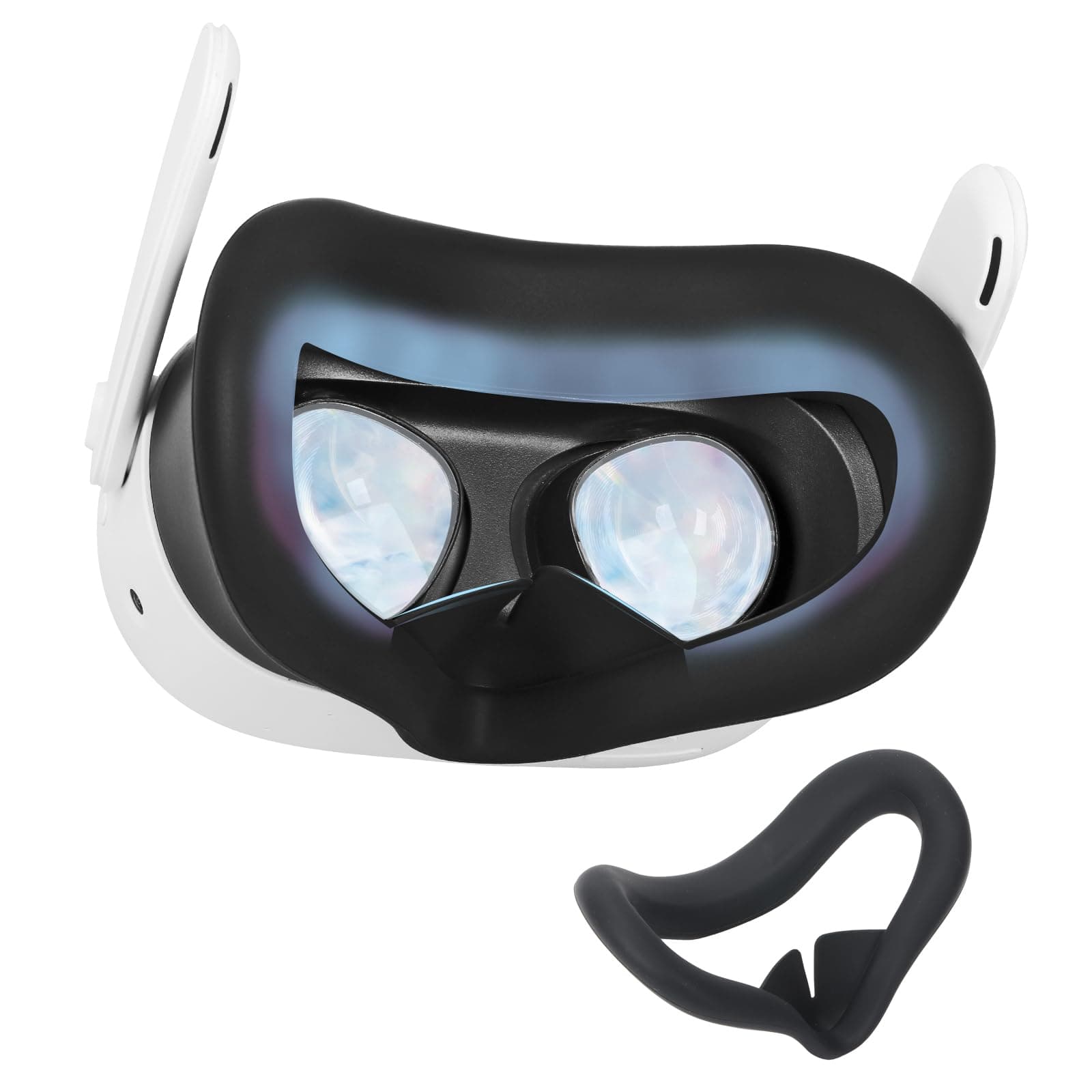 Silicone Face Mask for Meta Quest 3s, Sweat-Proof and Light-Proof Silicone Cover, Comfortable Experience, Enjoy Immersive Virtual Reality