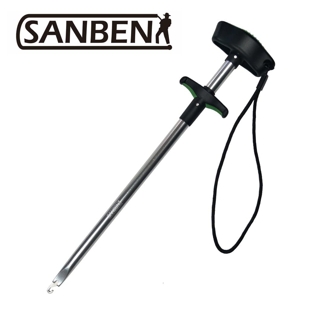 13 inch Hook Remover Squeeze-Out Fish Hook Tools,Flat and Pointed Head Design Dehooker