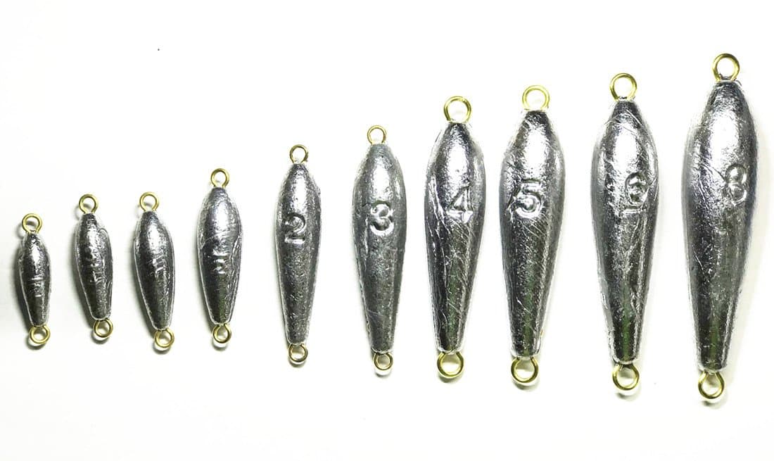 Kathy store INC Torpedo Sinkers with Free Small Scissors