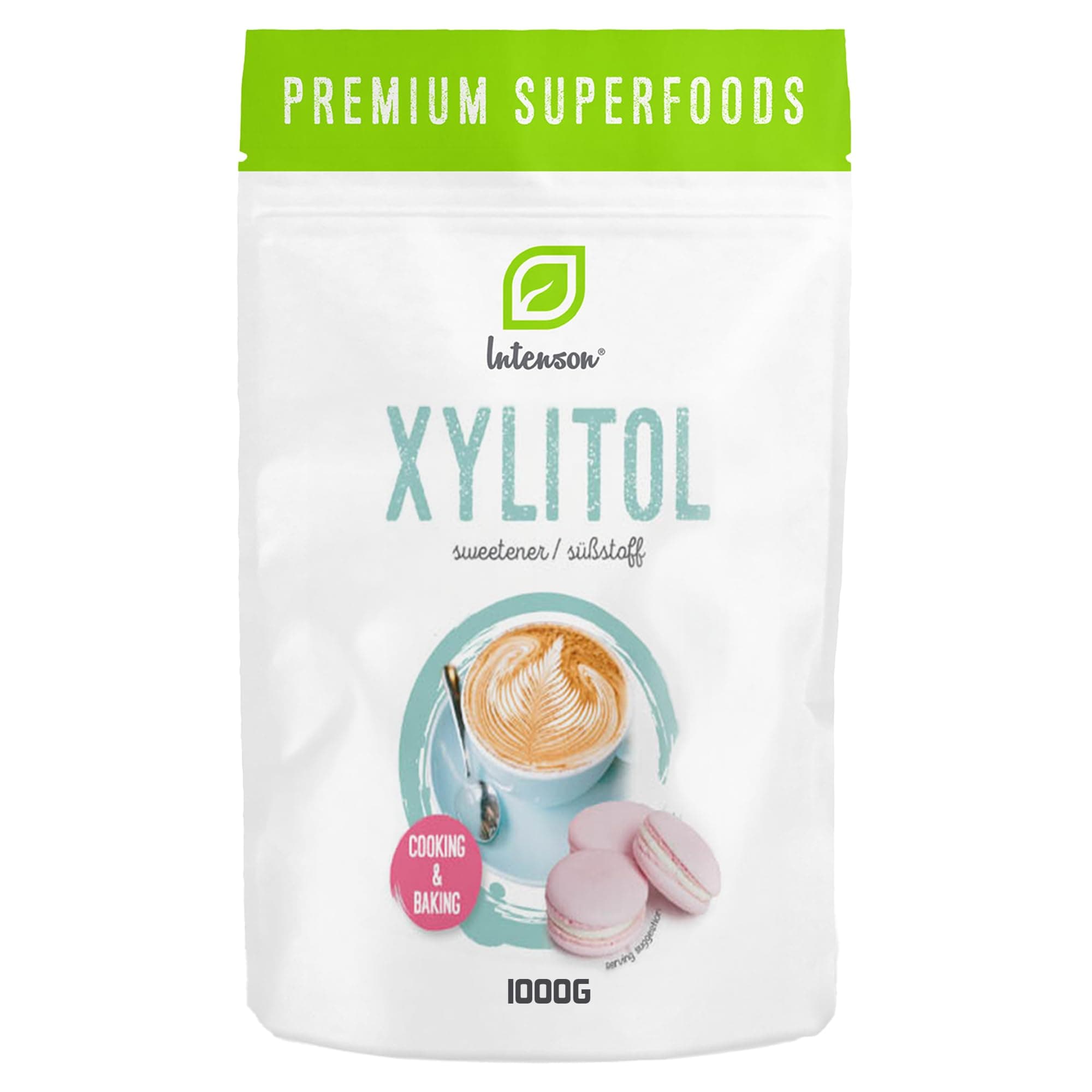 Xylitol 1 kg | 100% Natural Sugar Substitute | Plant-Based Sweetener | Low Glycemic Index | Low Calorie