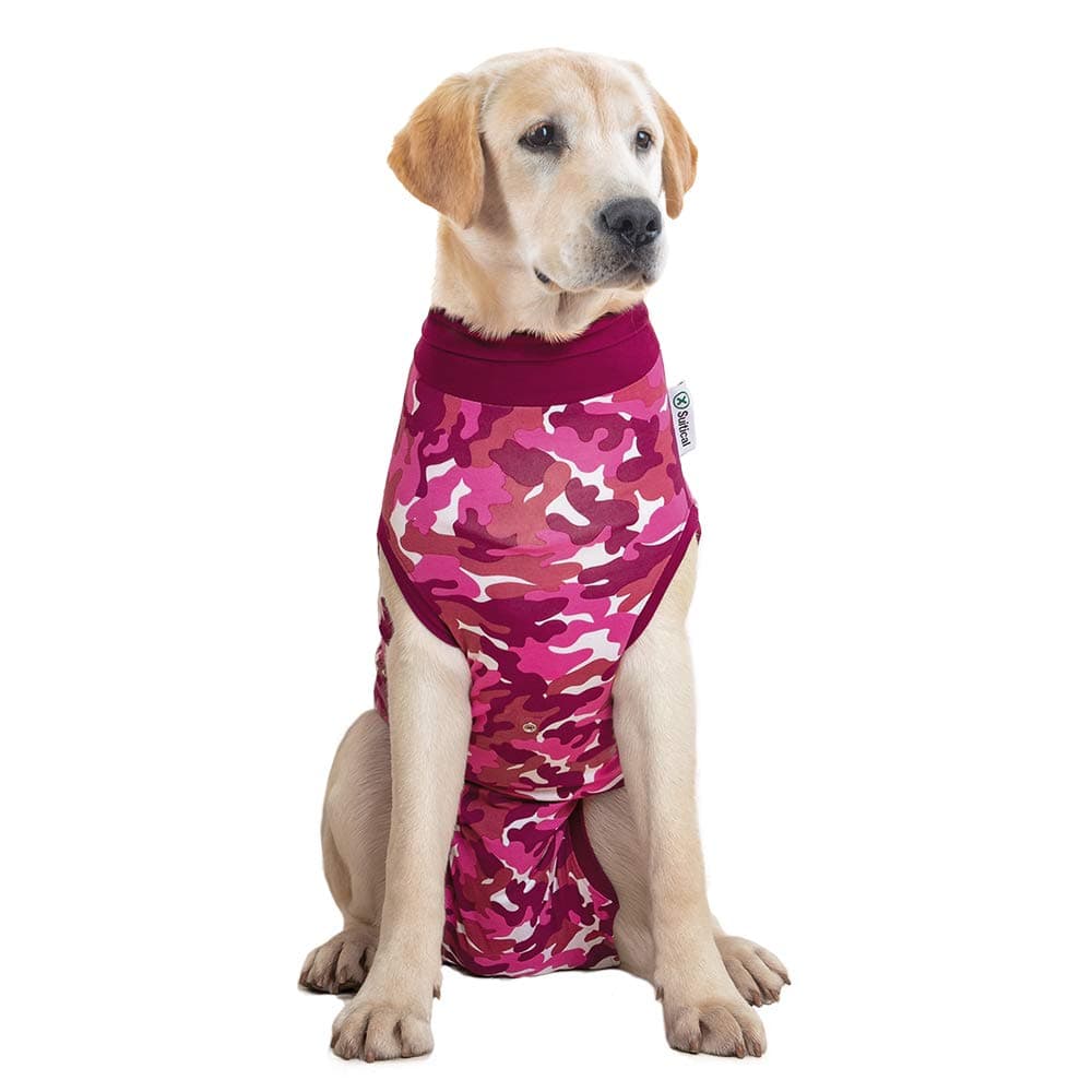 SuiticalRecovery Suit Dog, XX-Large, Pink Camouflage