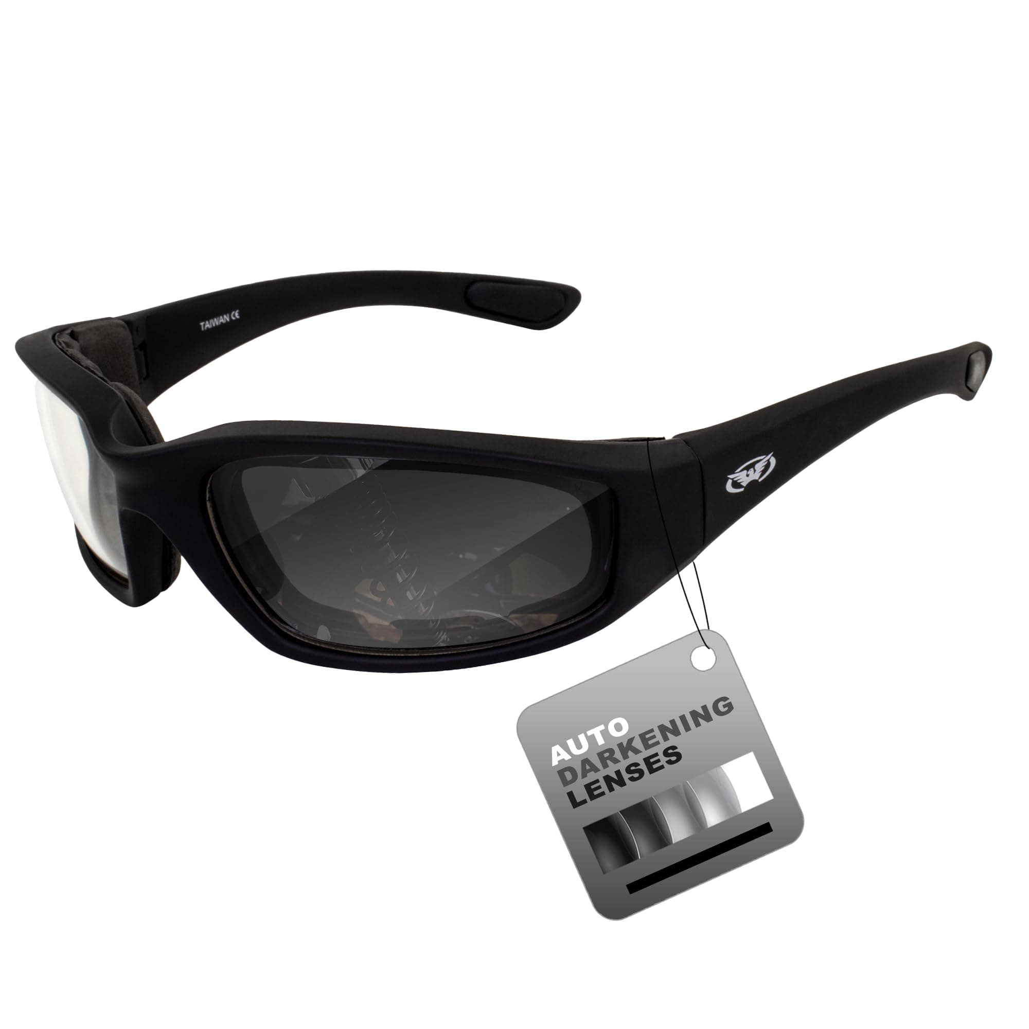 - Global Vision Eyewear Men's Kickback 24 Sunglasses with Photochromic Color Changing Lenses