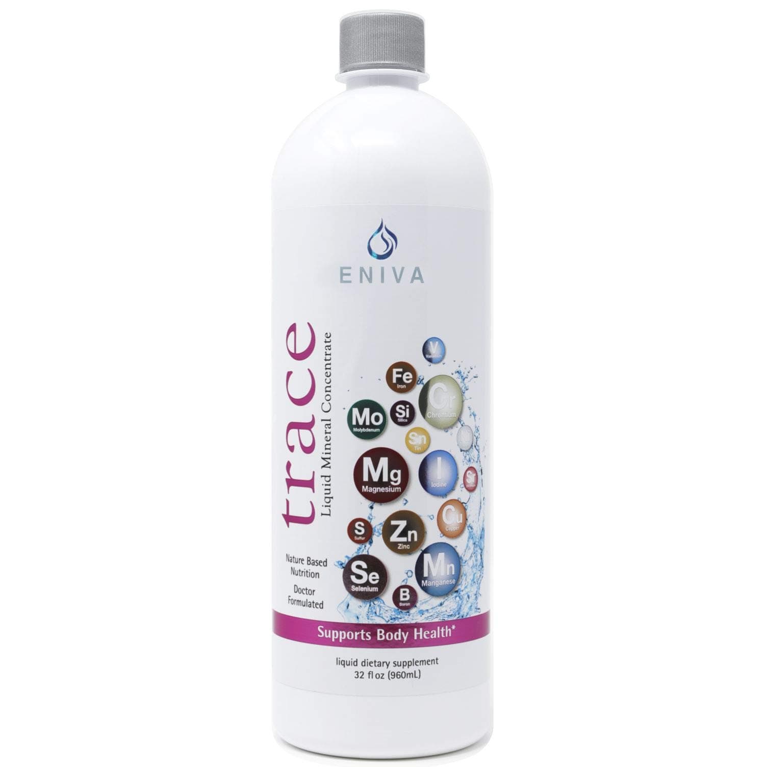 - Liquid Ionic Trace Mineral Supplement (32oz) Doctor Formulated. Zero Calories. Zero Sugar. by Eniva Health.