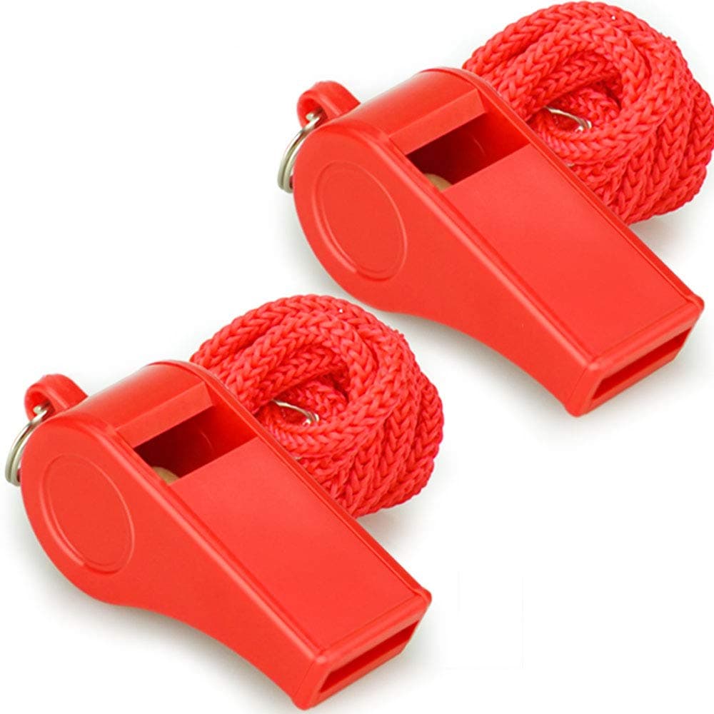 2PCS Plastic Whistles