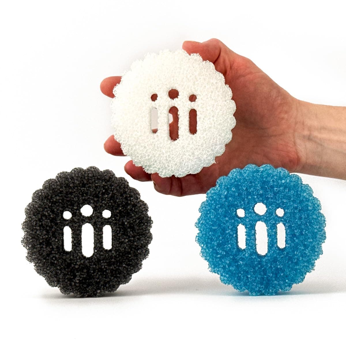 Used By Humans™ Ultimate Scrub Tool Set - Household Cleaning - from Kitchen to Bathroom to Garage - Cleans Like a Dream™ - Scratch Free - Odor Resistant - Worry Free Cleaning Sponge - 3 Count.