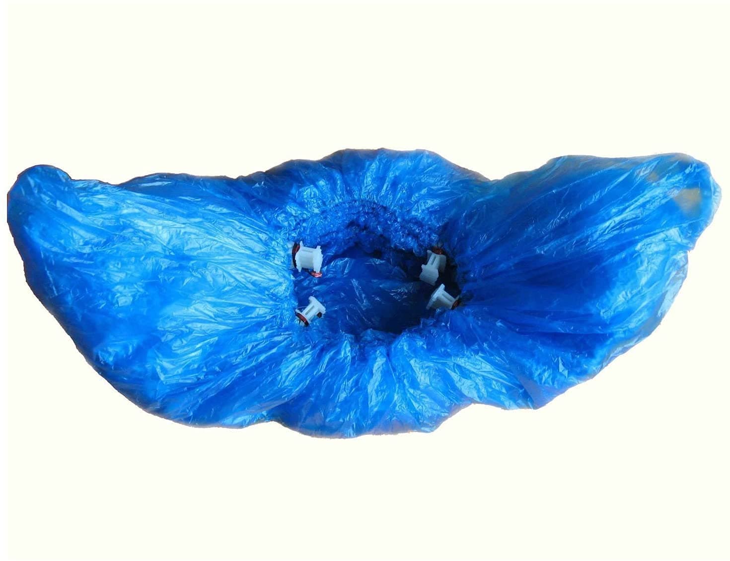 Kwik KoverKwik Kover 100 Disposable Overshoes Shoe s which can be used with or without the NEW Easy Use Disposable Shoe Overshoe Dispenser for Hygiene Areas, Boats, Yachts, Food Production, Crime