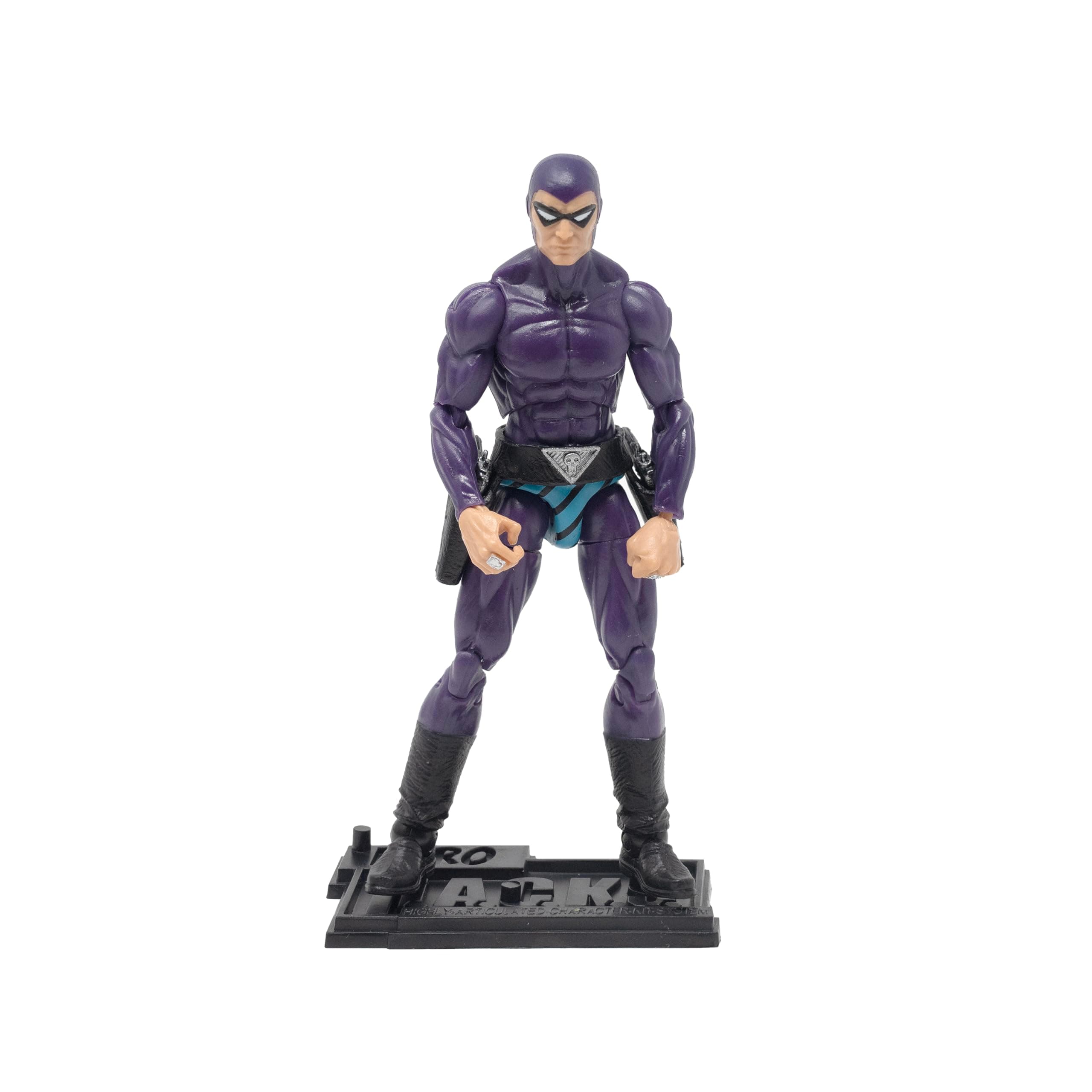 Boss Fight Studio Hero H.A.C.K.S. 21st Phantom Action Figure、Wave 1 – アクセサリー付き、ホルスターベルト、ピストル、剣、代替針、スタンド付きの高関節のコレクターフィギュア – 1:18