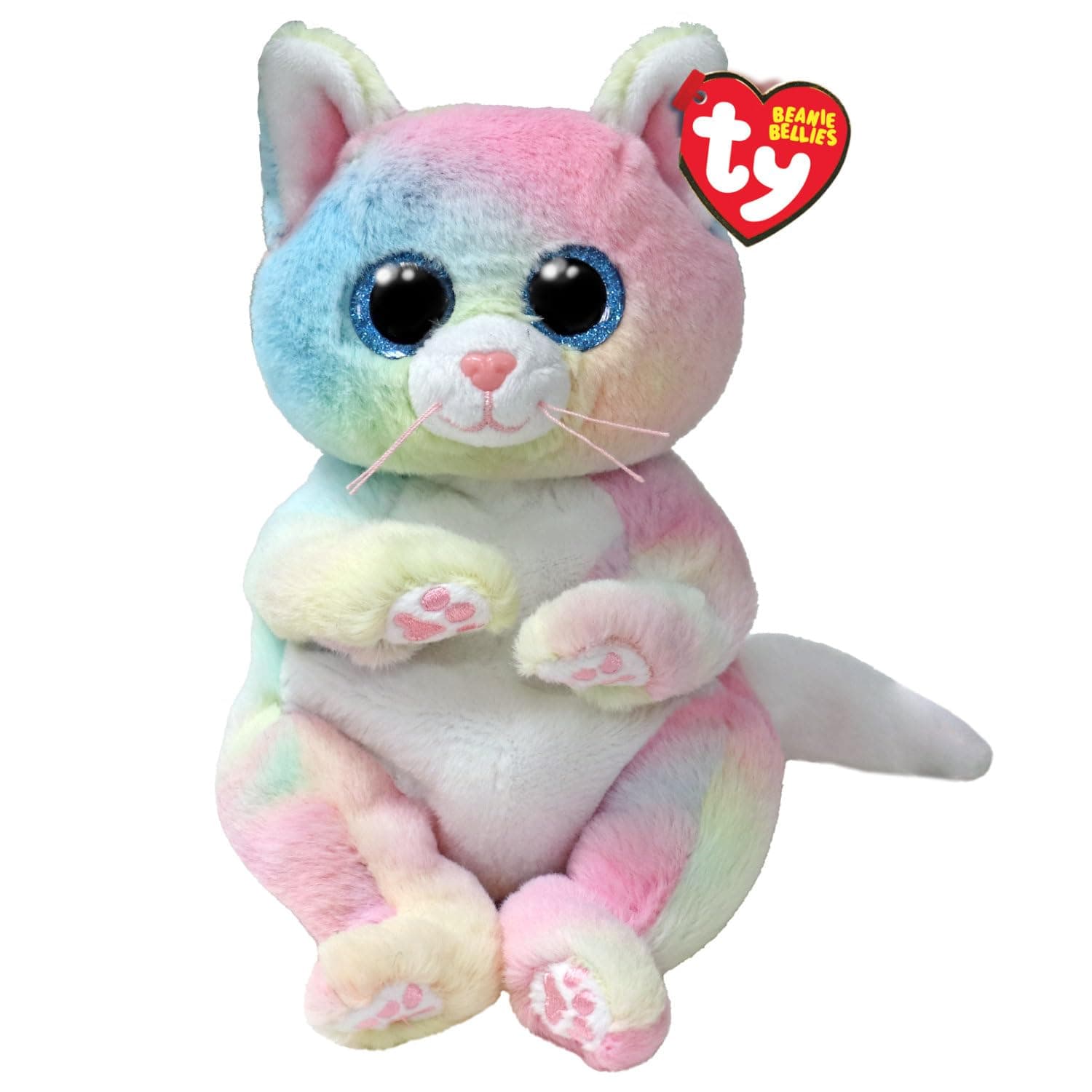 Jenni Cat Beanie Bellies Regular 14cm - Squishy Beanie Baby Soft Plush Toys - Collectible Cuddly Stuffed Teddy
