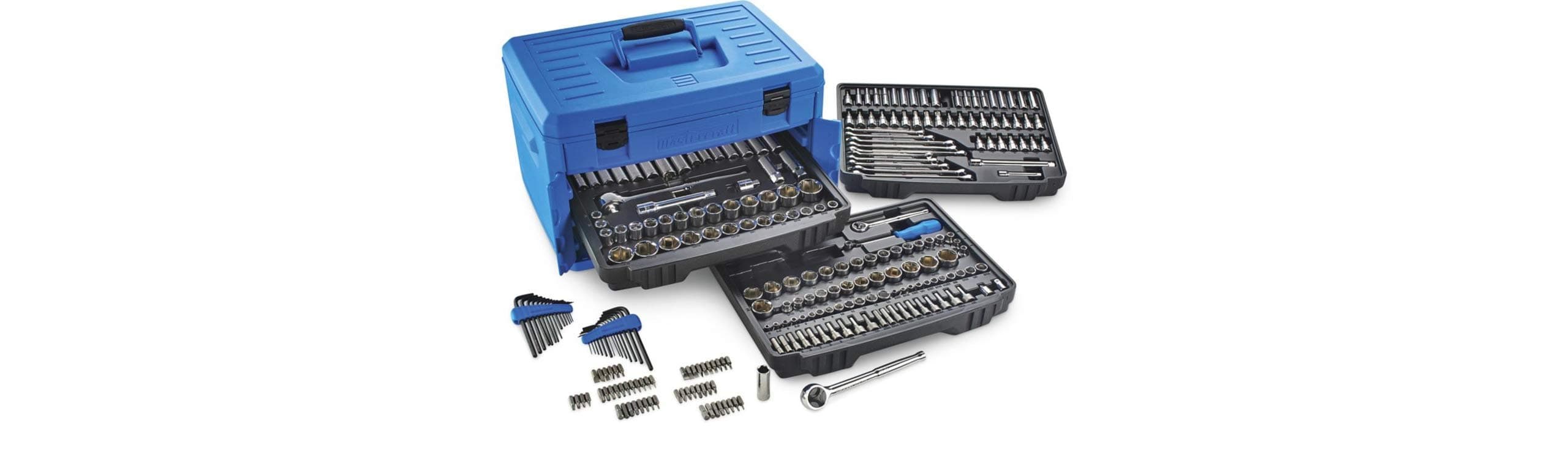 MC 270-pc Socket Set, 1/4", 3/8" and 1/2" Drive Sizes