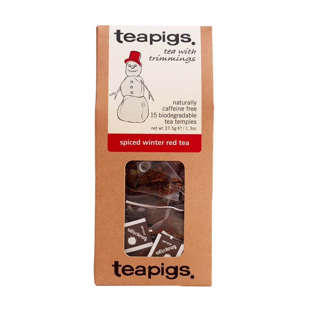 Teapigs Spiced Winter Red Tea, 1.3 oz, 15 Count (Pack of 6)