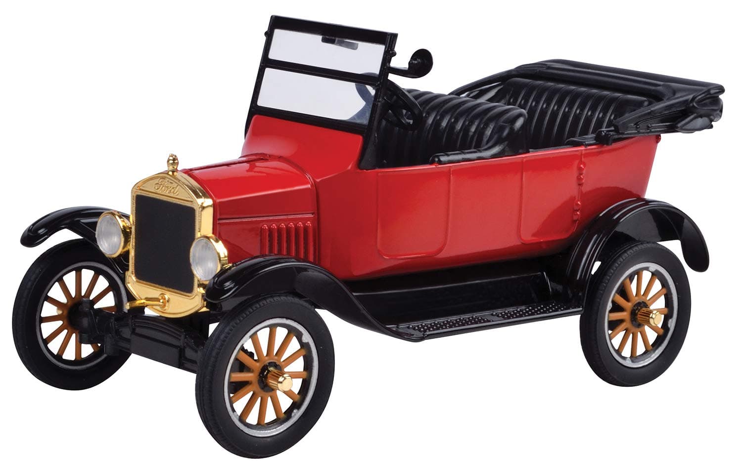 Motormax 1925 Ford Model T Touring Red 1/24 Diecast Model Car