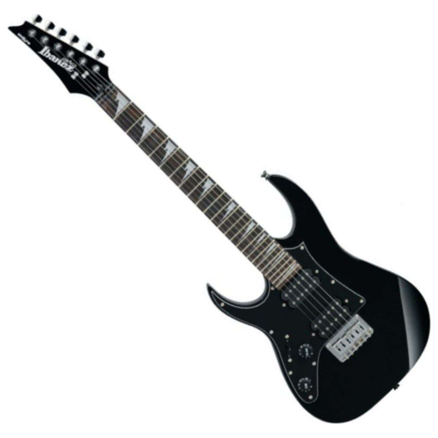 Ibanez GRGM21BKNL Left Handed 6 String Mikro (Small, Junior) Guitar Black