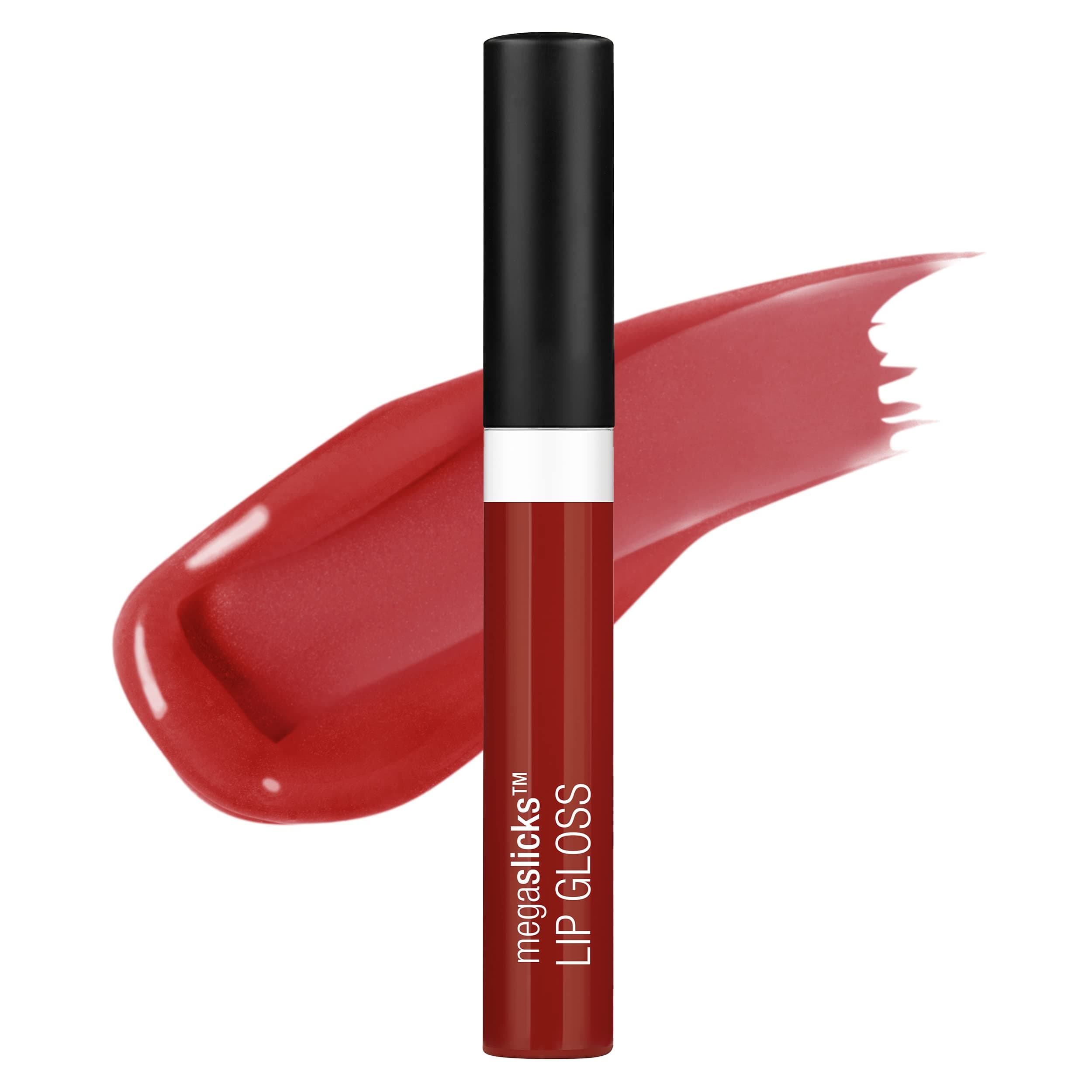 MegaSlicks Lip Gloss, Ultra-Glossy, Vitamin-E Enriched, Ultra-Gloss High Shine Moisturizing, Cruelty-Free & Vegan - My Cherry Amour