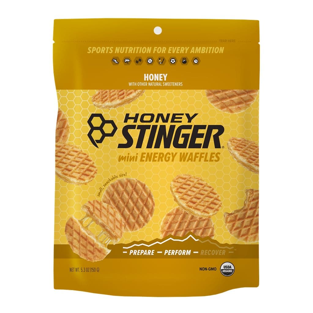 Honey Stinger Organic Mini Honey Waffles | Energy Stroopwafel for Exercise, Endurance and Performance | Sports Nutrition for Home & Gym, Pre and Post Workout | 1 Bag, 5.3 Ounce