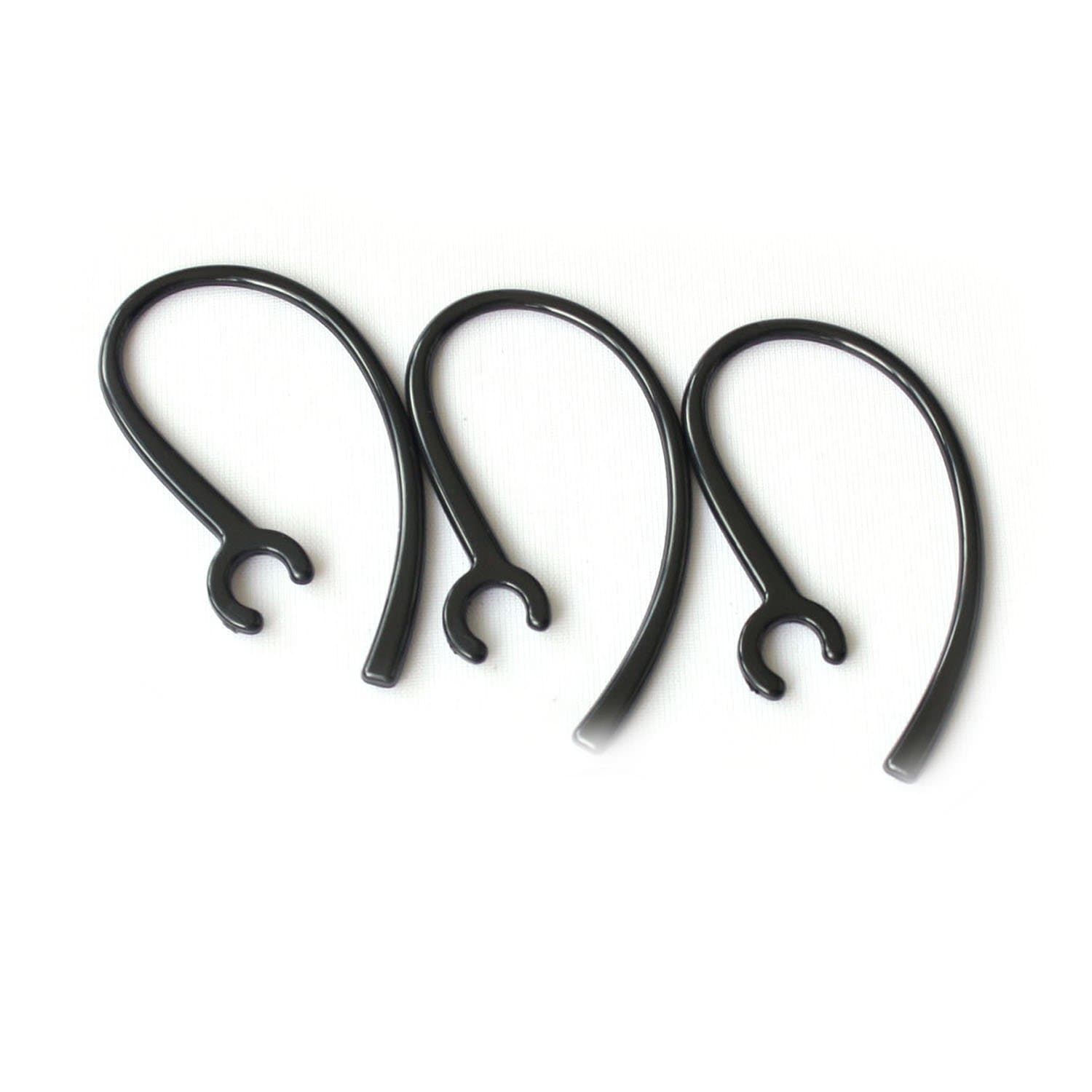 New Black Ear Hooks for Samsung Hm7000/Hm1000/Hm1100/Hm1700/Hm3500/Hm3600/Hm6450/WEP480 - 3 Pieces
