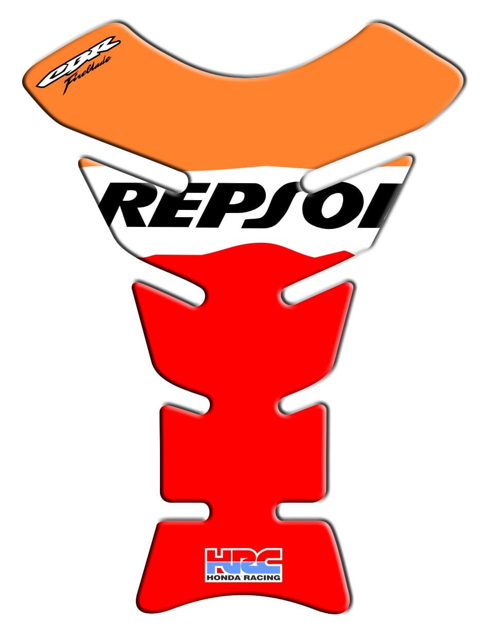 Motorbike Tank Pad Protector Motorcycle Scratch Pad compatible ''Repsol 6" Tank Pad