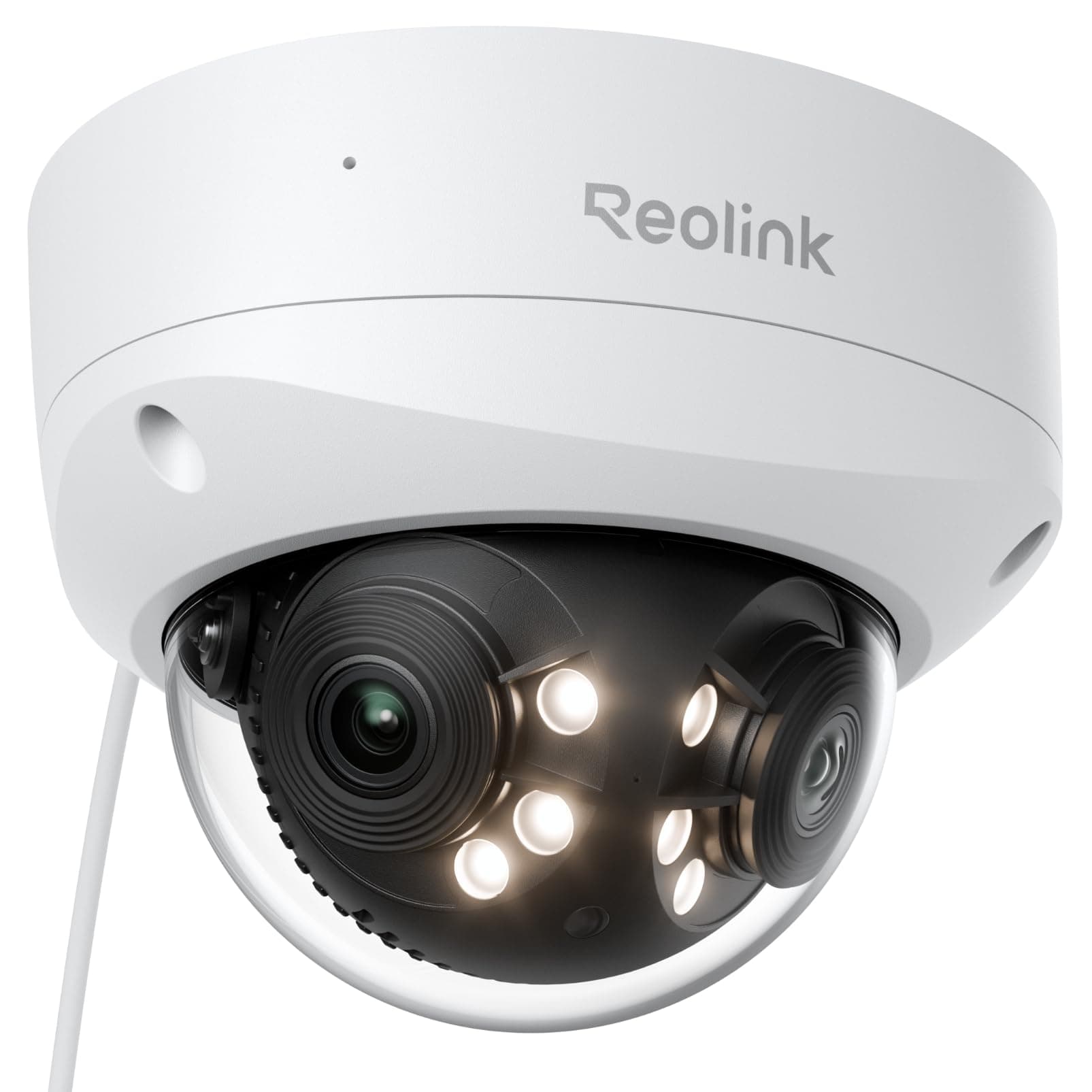 REOLINK 16MP UHD Dual-Lens PoE Security Camera with 180° Panoramic View, Motion Track, F1.6 Color Night Vision, Person/Vehicle/Animal Detection, 2 Way Audio, Duo 3V PoE
