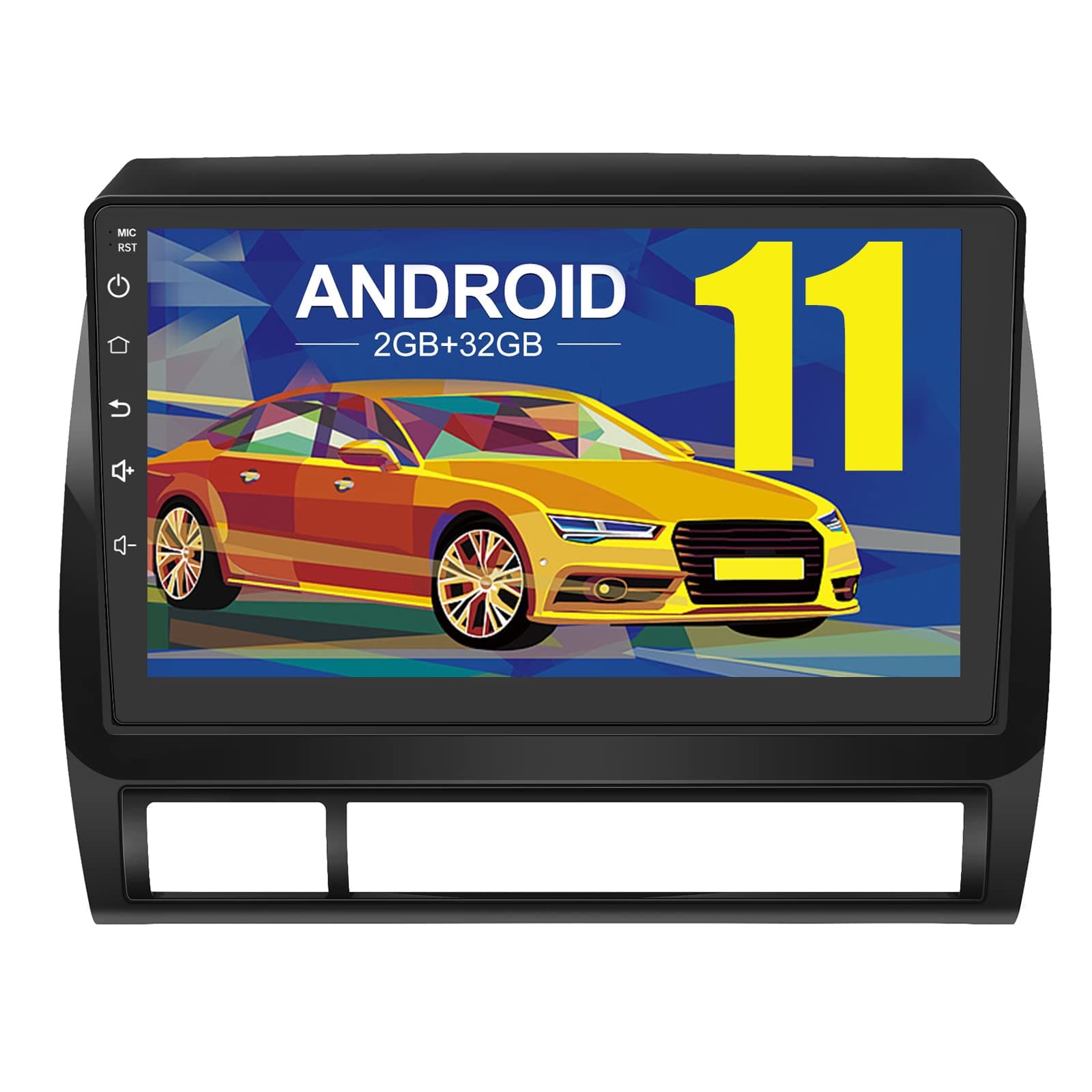 AWESAFE Car Radio Stereo for Toyota Tacoma 2005-2015 Android 10 Head Unit Touch Screen Built in Apple Carplay Andriod Auto Bluetooth GPS Navigation USB Player Mirror Link