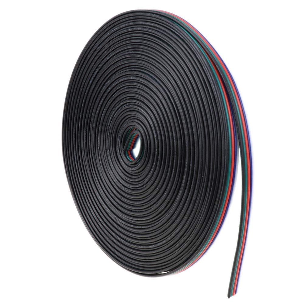 LTRGBW 10 Meter 22 AWG 5pin RGBW Extension Cable 5 Color for RGB White LED Strip ribbon Cord Wire