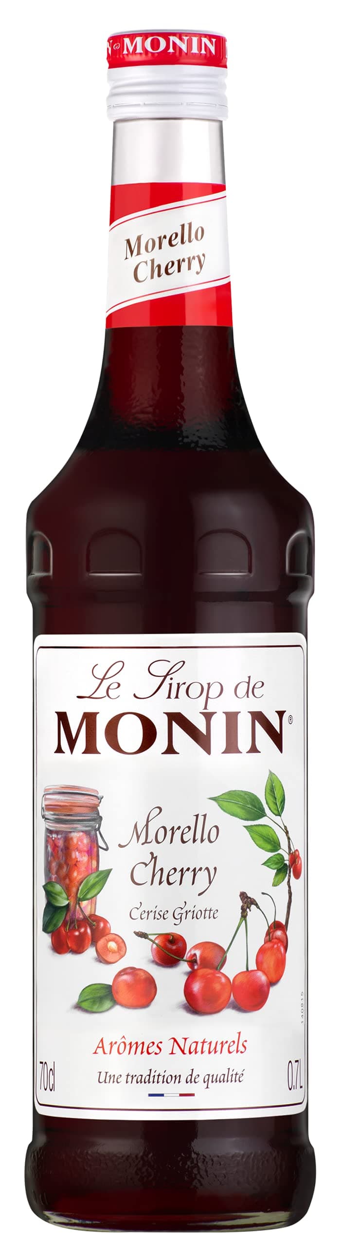 Premium Morello Cherry Syrup 700ml for Coffees, Hot Chocolates and Cocktails. Vegan-Friendly, Allergen-Free, 100% Natural Flavours and Colourings