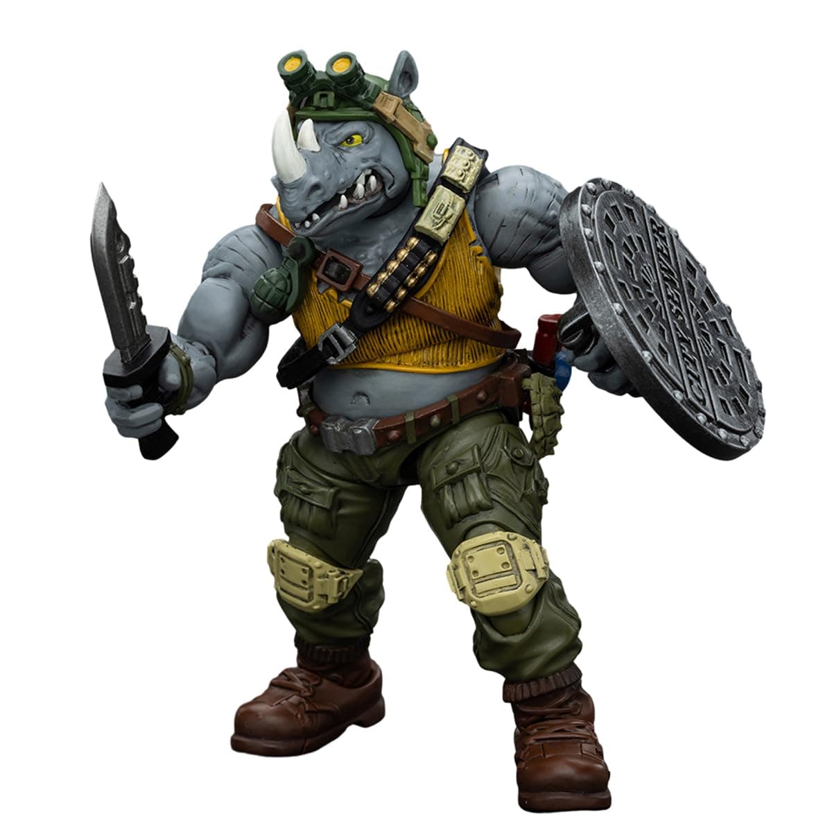 HiPlay JOYTOY TMNT Series, Rocksteady JT8469, 1/18 Scale Collectible Action Figure