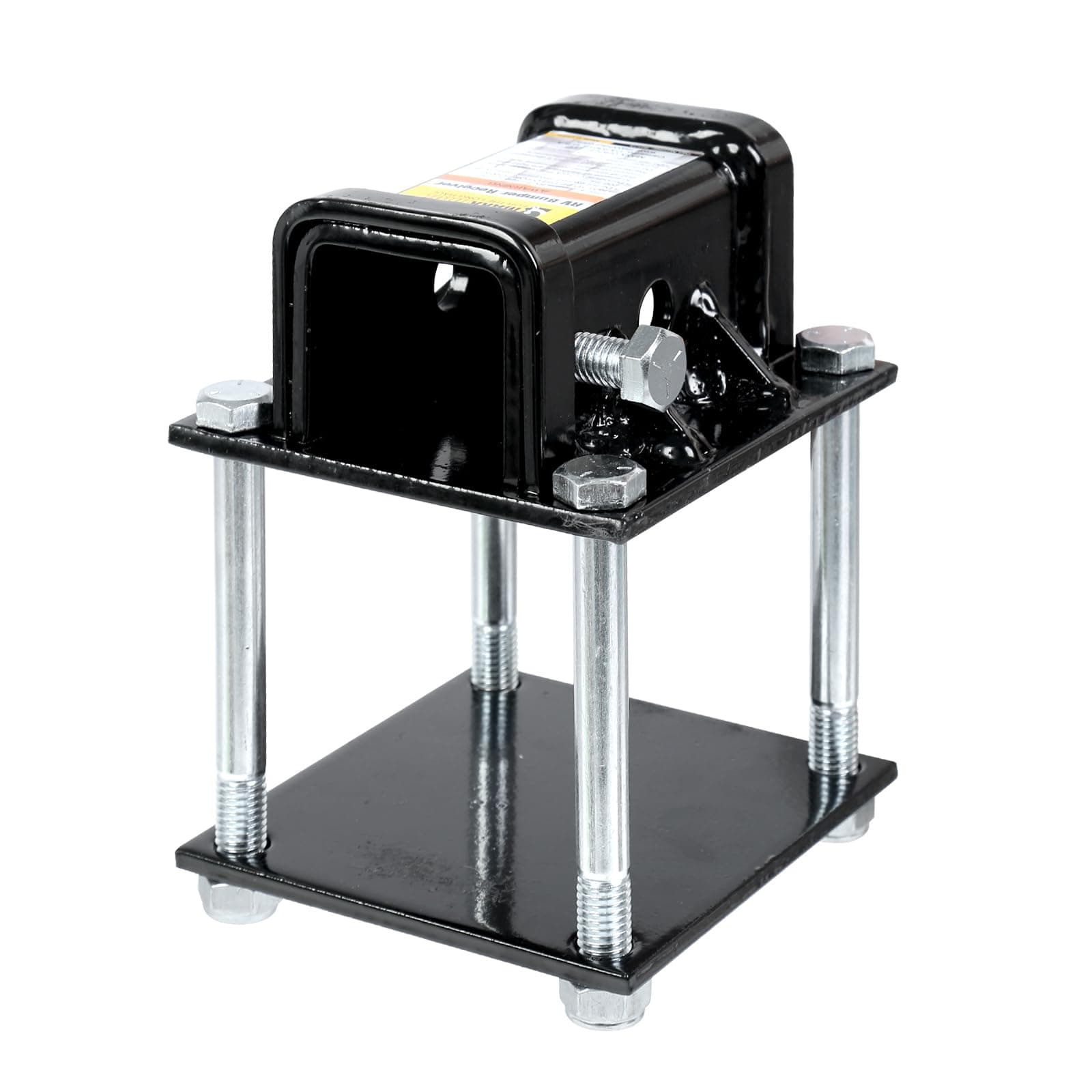 MaxxHaul 50173 Hitch Receiver 2" x 2" Adapter for 4 inch Square RV Bumpers