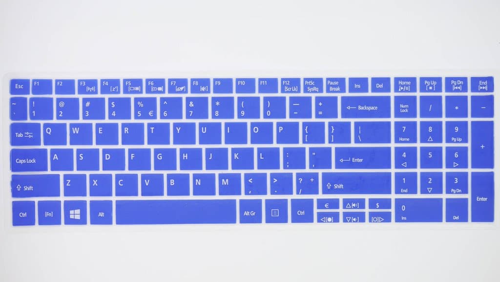 HYAIT 1Pcs Colorful Silicone Keyboard Protector Skin Cover for ACER Aspire E1-531G , E1-571G,P253,NE-522 SEMI-BLUE