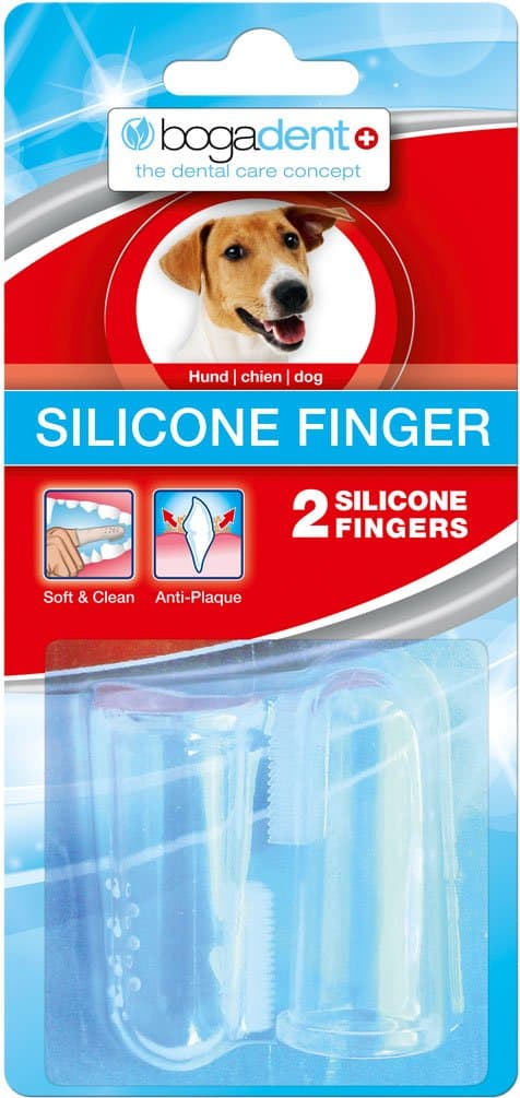 Bogar AG Bogadent Silicone Finger for Dogs, Pack of 2