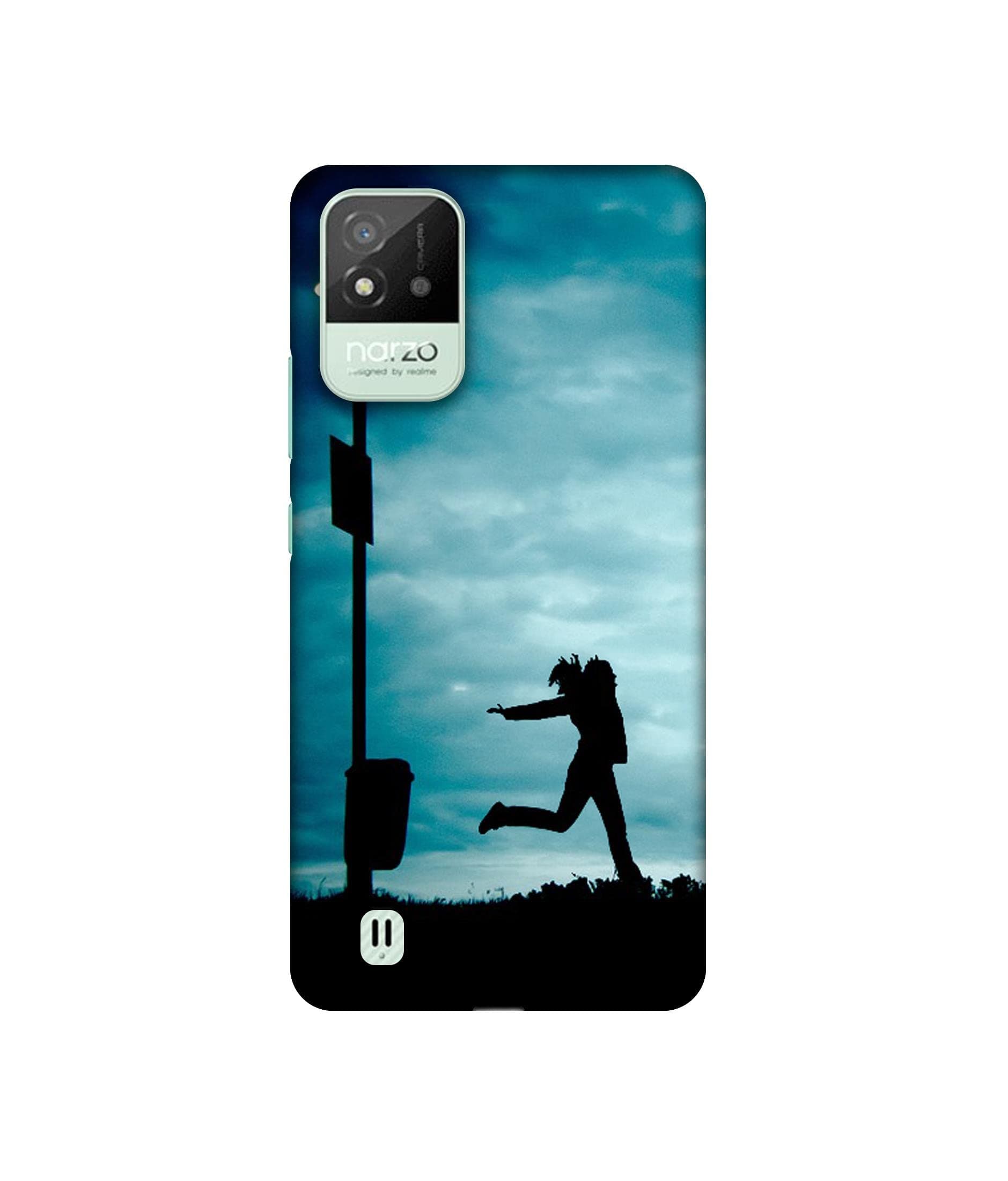 Basic Case for Realme Narzo 50i (Plastic_Multicolor)