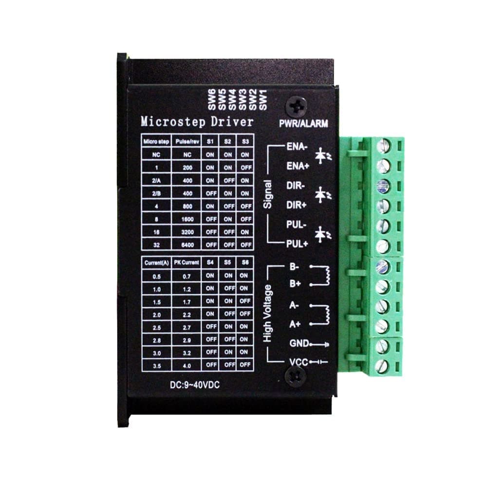 EASON Stepper Motor Driver TB6600 4A DC9-42V 32 Subdivision for Nema 17, 23 Series Stepper Motor CNC Controller single Axis Hybrid MicroStepping