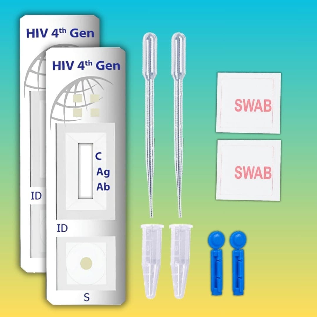 Trustline HIV 4th Generation Rapid Home Self-Test Kit (Pack of 2)