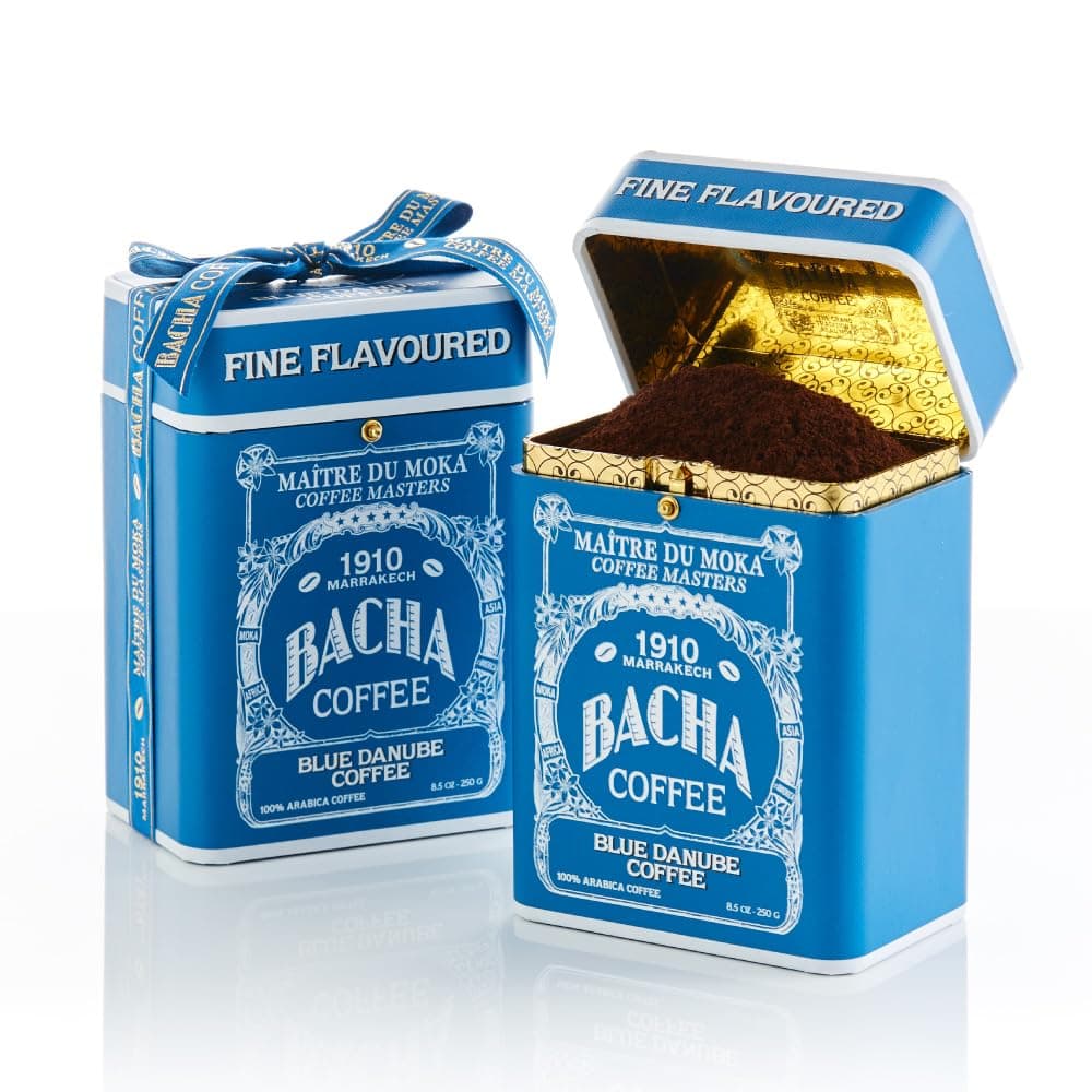 Bacha Coffee(バシャコーヒー) | ブルーダニューブ ファインフレーバーコーヒー(挽き豆), ノマドコレクション, 100% Arabica Whole Beans, Medium Roast, 250g