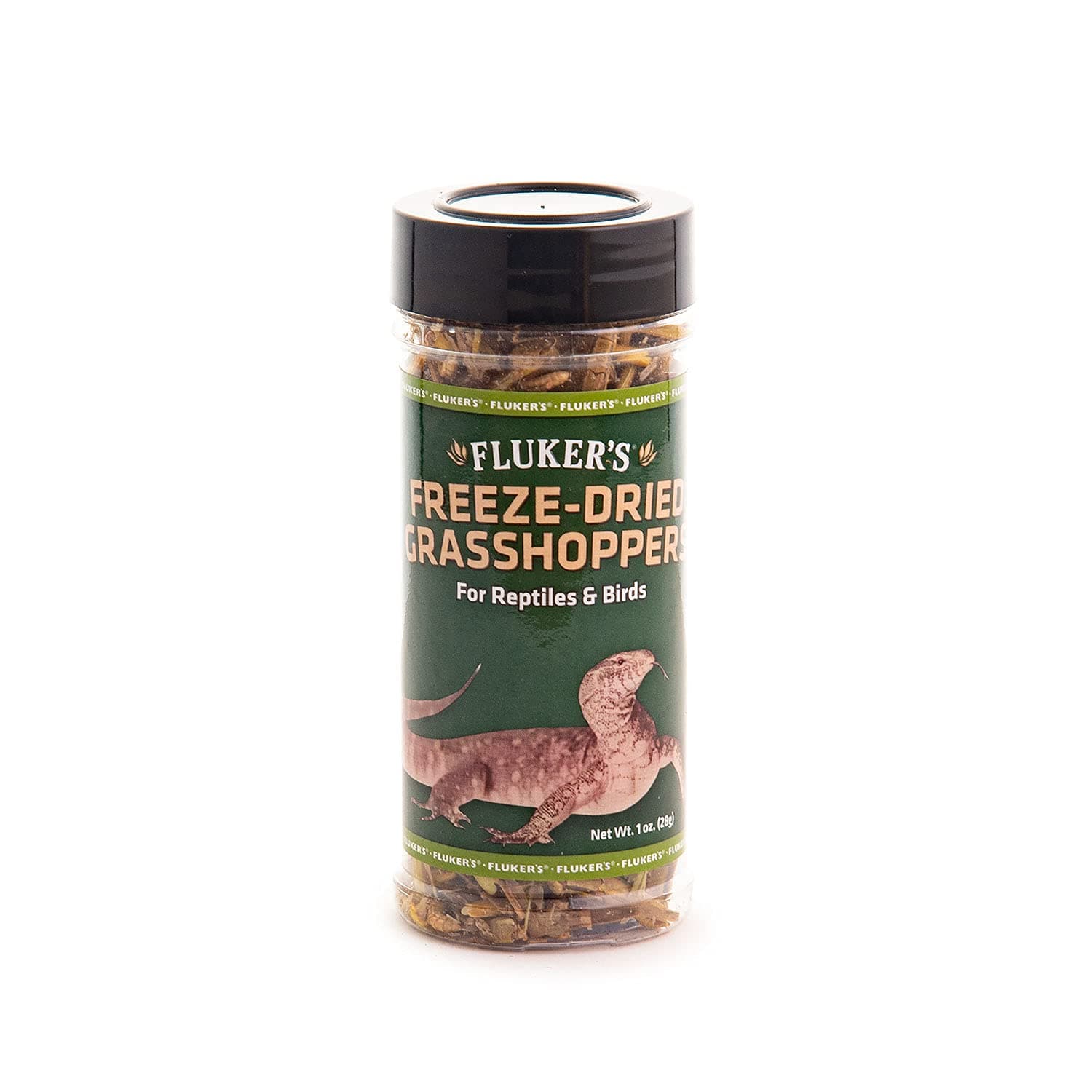 Fluker's Labs SFK72018 Freeze-Dried Grasshoppers Reptile Food, 1-Ounce,All Life Stages