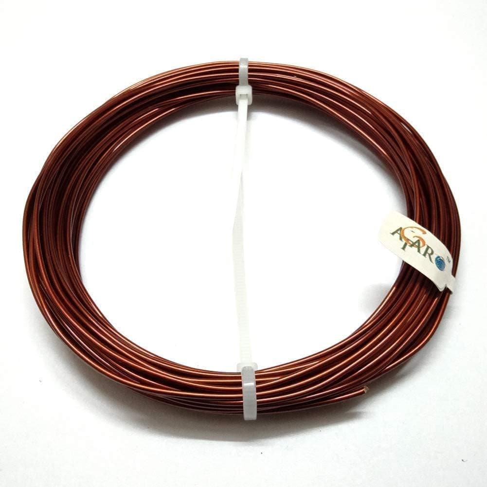 ATAR Enamelled Copper Wire Size 16 Gauge 8 Meter Length for Craft Work, Jewelry Making, Repairing ATCW1