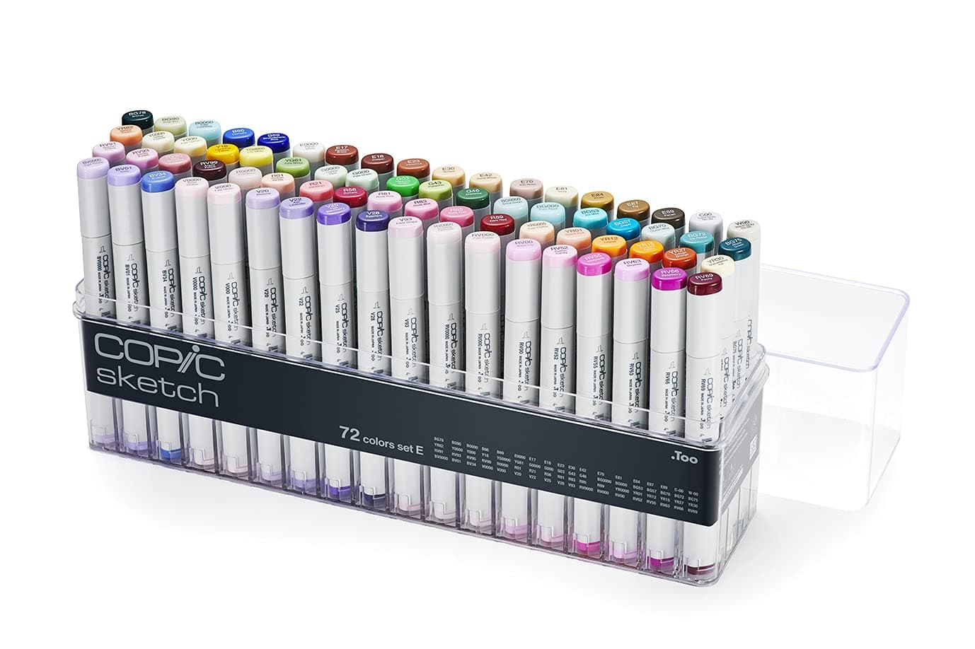 Copic Sketch Alcohol Markers 72pc Set E