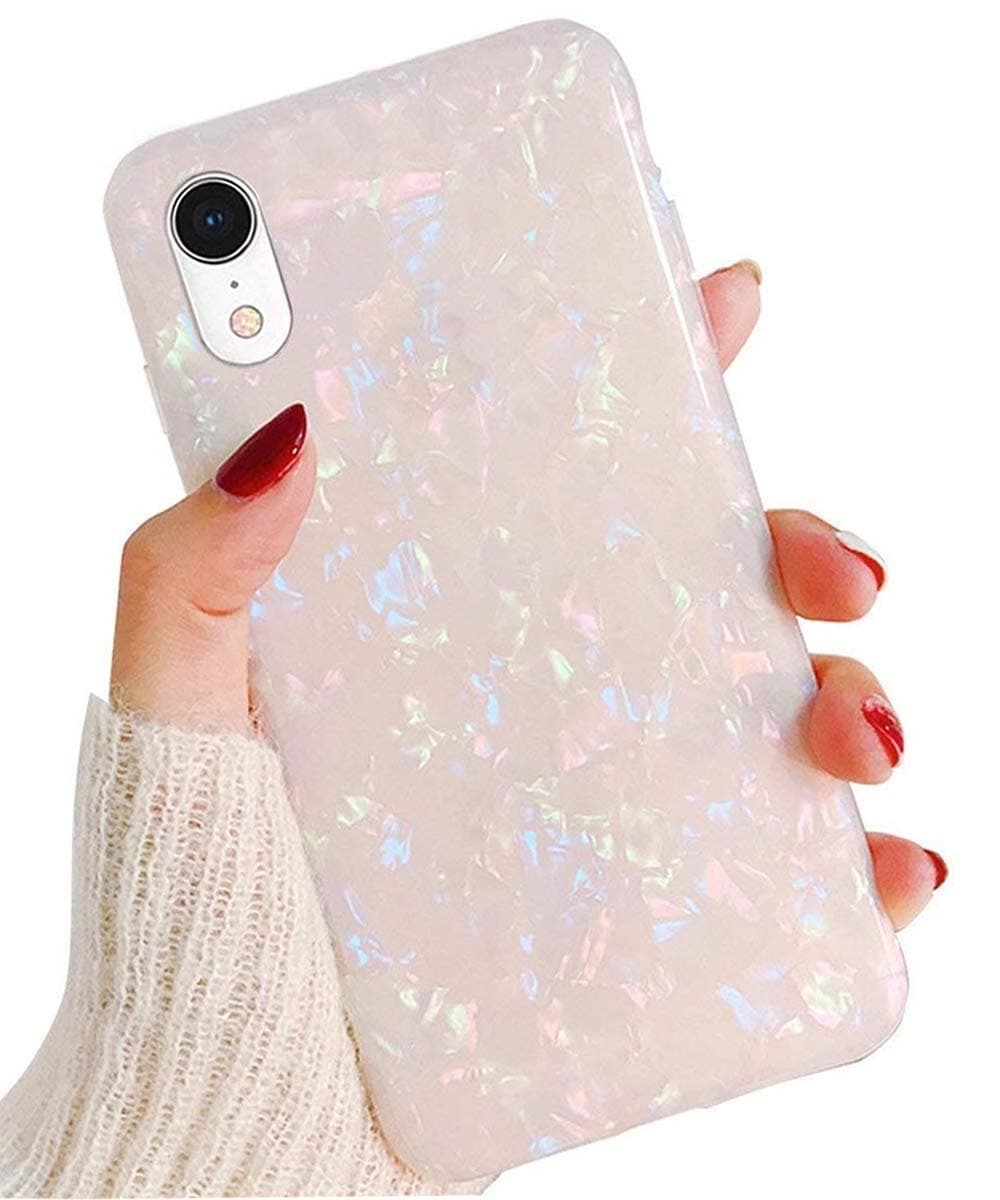 KUMTZO Compatible for iPhone XR case,Cute Girls Women Sparkling Shiny Soft TPU Silicone Back Cover for iPhone XR 6.1 inch (2018 Release)_Colorful