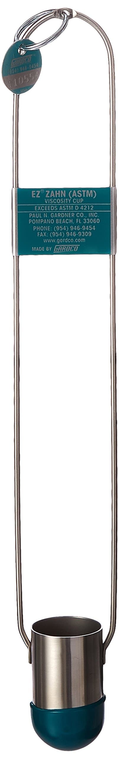 EZ1 Stainless Steel Calibrated EZ Viscosity Cup for Viscometer, Size 1