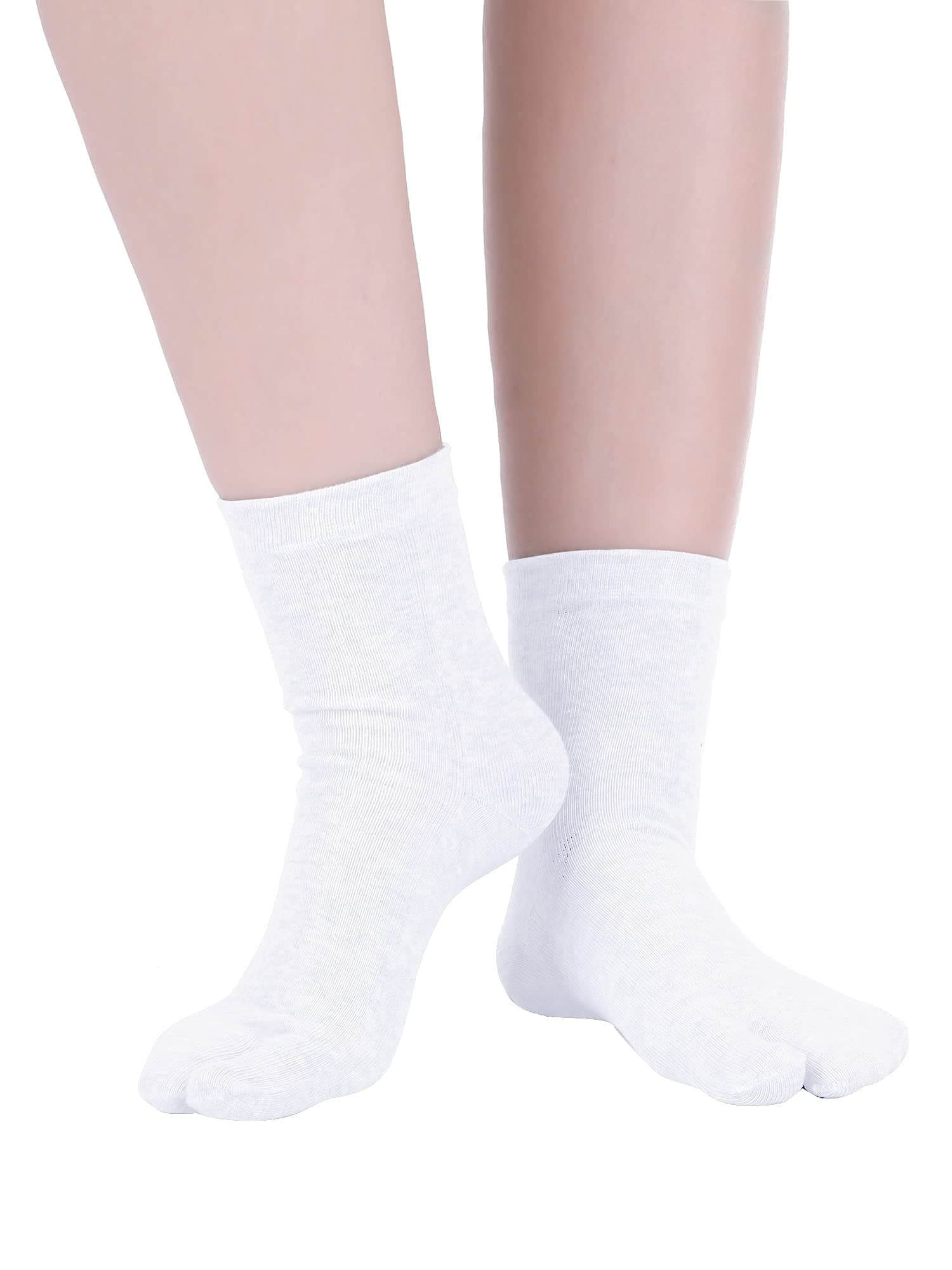 6 Pairs Flip Flop Socks Tabi Split Toe Socks Elastic Socks for Men Boys Women