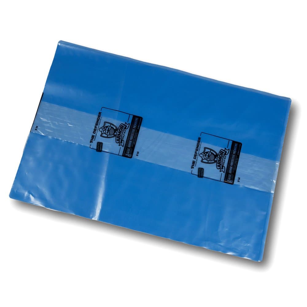 Armor Protective Packaging PVCIBAG3MB201630COEX-D VCI Poly Bag Prevents Rust, Corrosion on Ferrous and Non-Ferrous Metal, 4 Mil, 20" X 16" X 30", Blue (Pack of 100)