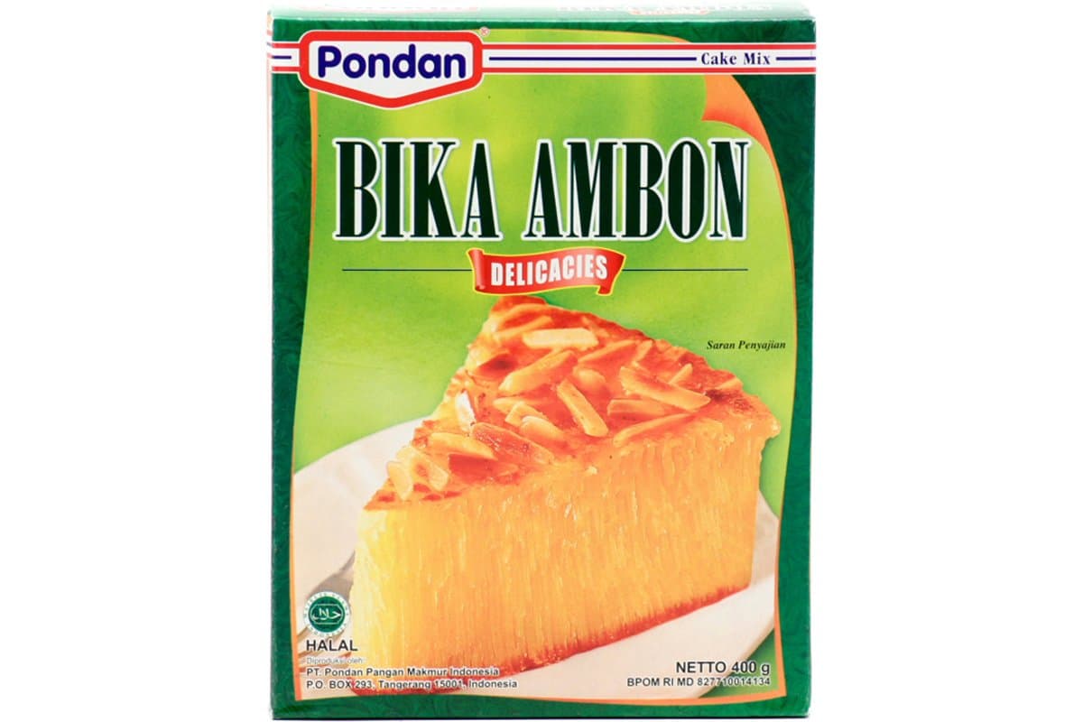 Cake Mix Bika Ambon Delicacies (Kue Bika Ambon) - 14oz (Pack of 1)
