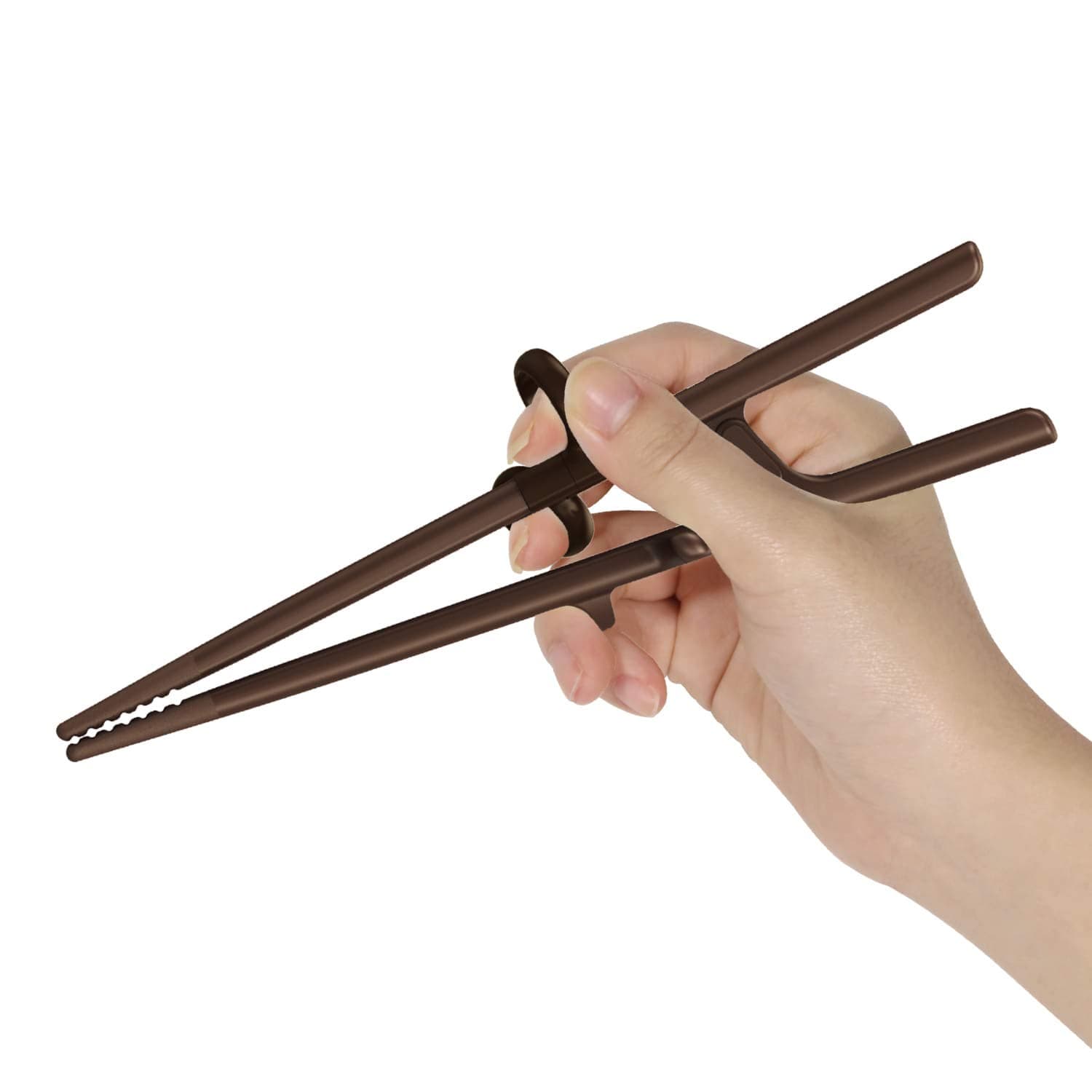 Edison Friends Training Chopsticks for Adults Right Handed, Beginner, Helper, Trainer, Easy, Practice For Noodle, Suhi (Made in Korea)