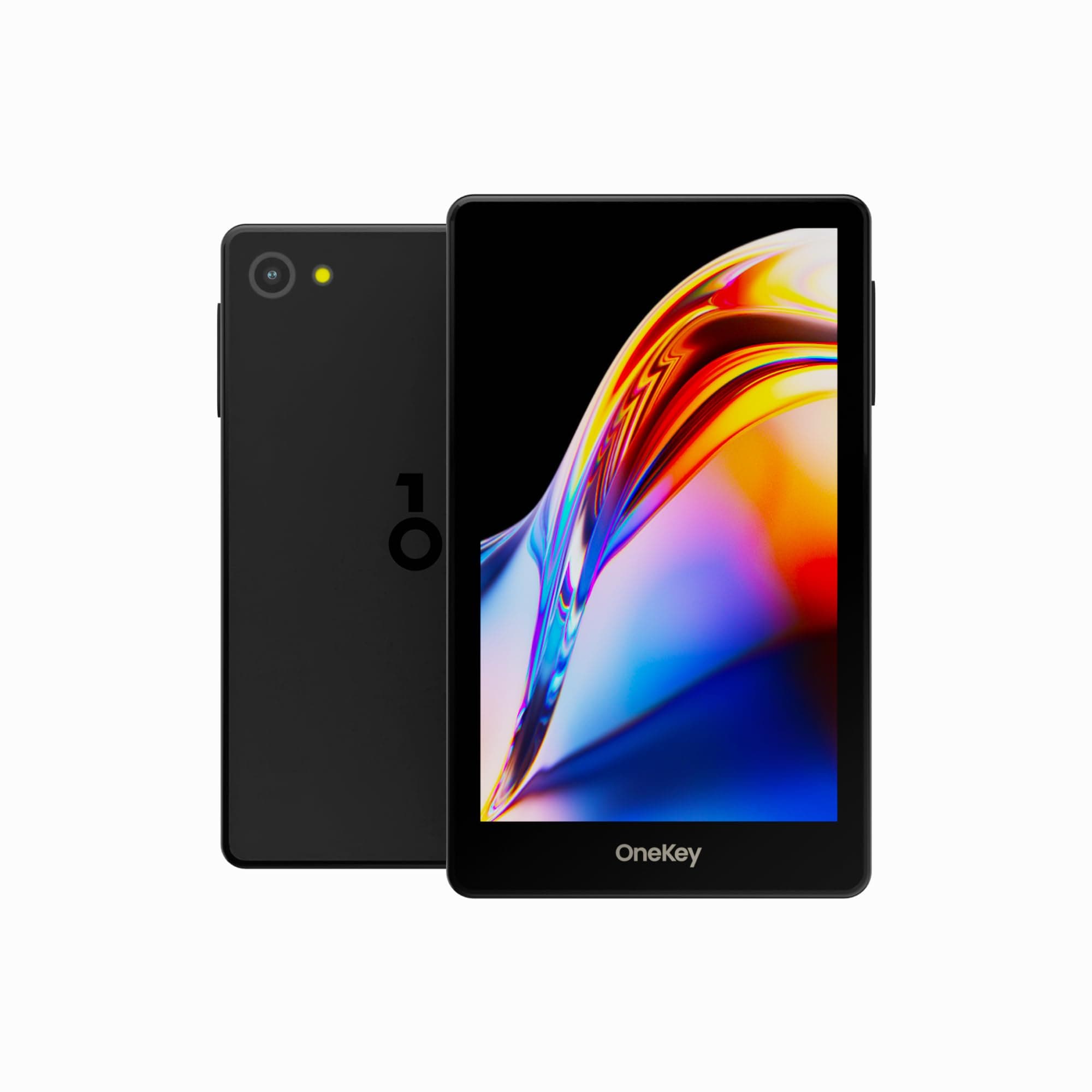 OneKey Pro - Encryption Hardware Wallet - 4 EAL 6+ Best Security Chips, 5000+ Coins & NFT, Antitampar 3.5" Touch Screen, HD Camera & Bluetooth, Fingerprint Unlock, Cold Storage for BTC, ETH, SOL,