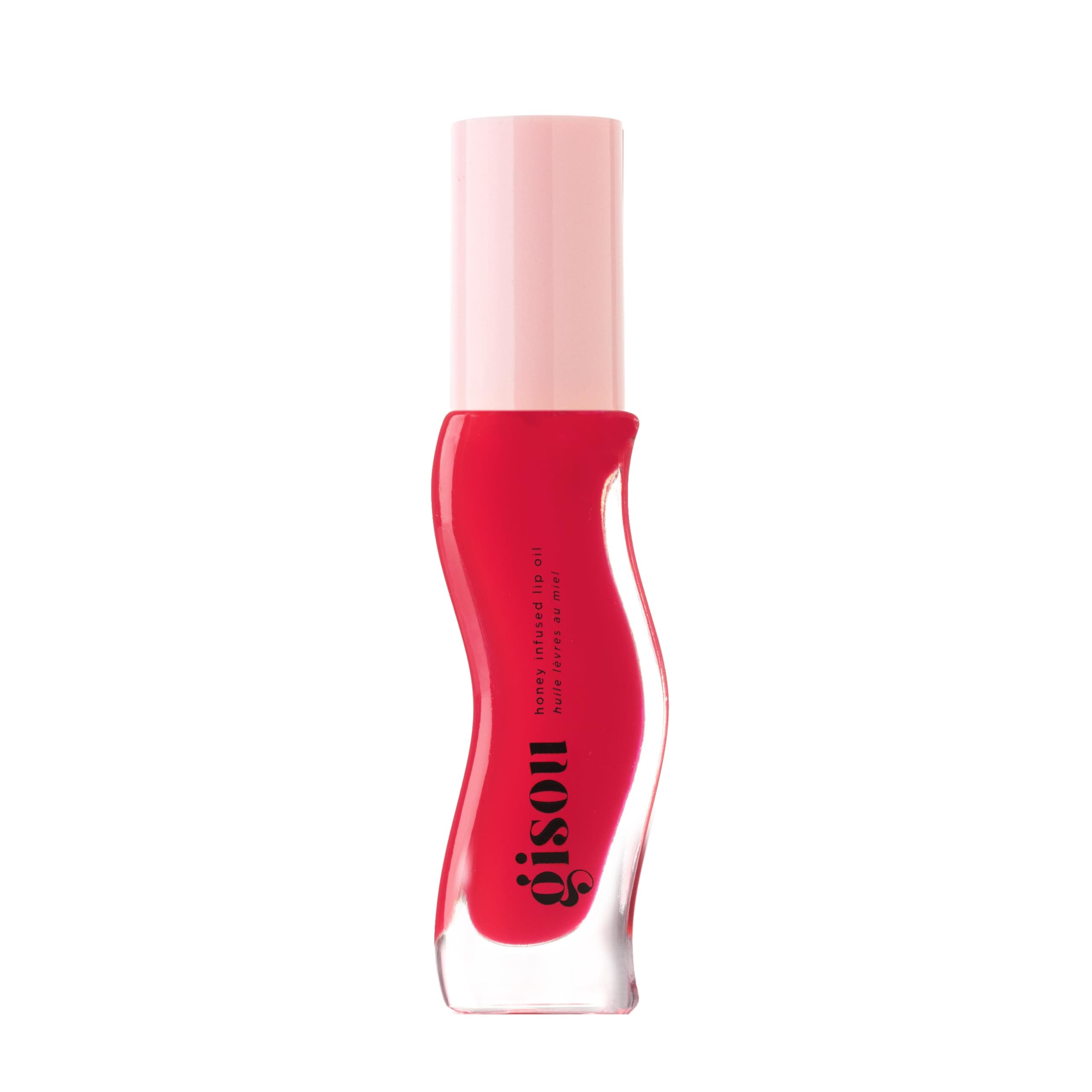 Gisou Honey Infused Lip Oil, Strawberry Sorbet, 8 ml