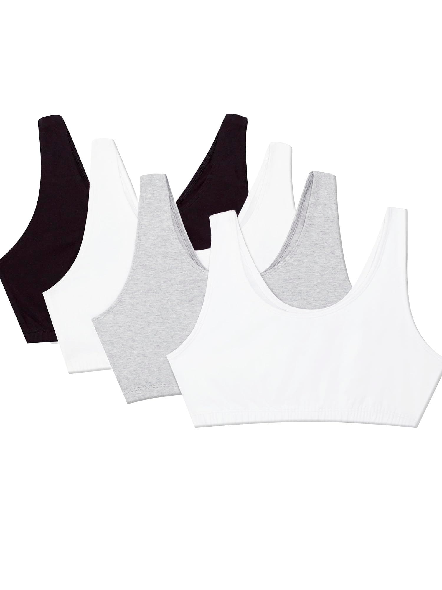Fruit of the Loom Women's Built Up Tank Style Sports Bra Value Pack