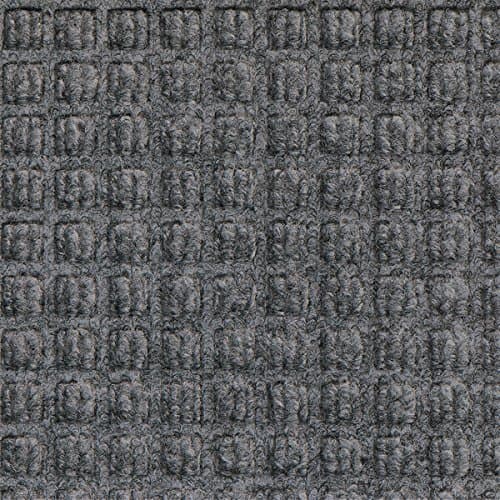 Waterhog Fashion Smooth Back Medium Gray 4' x 6' Drainable Entrance Mats