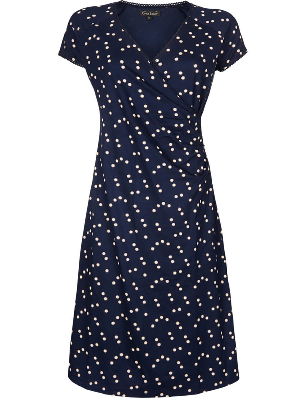 King Louie Robe Cross Star Dark Navy 02186
