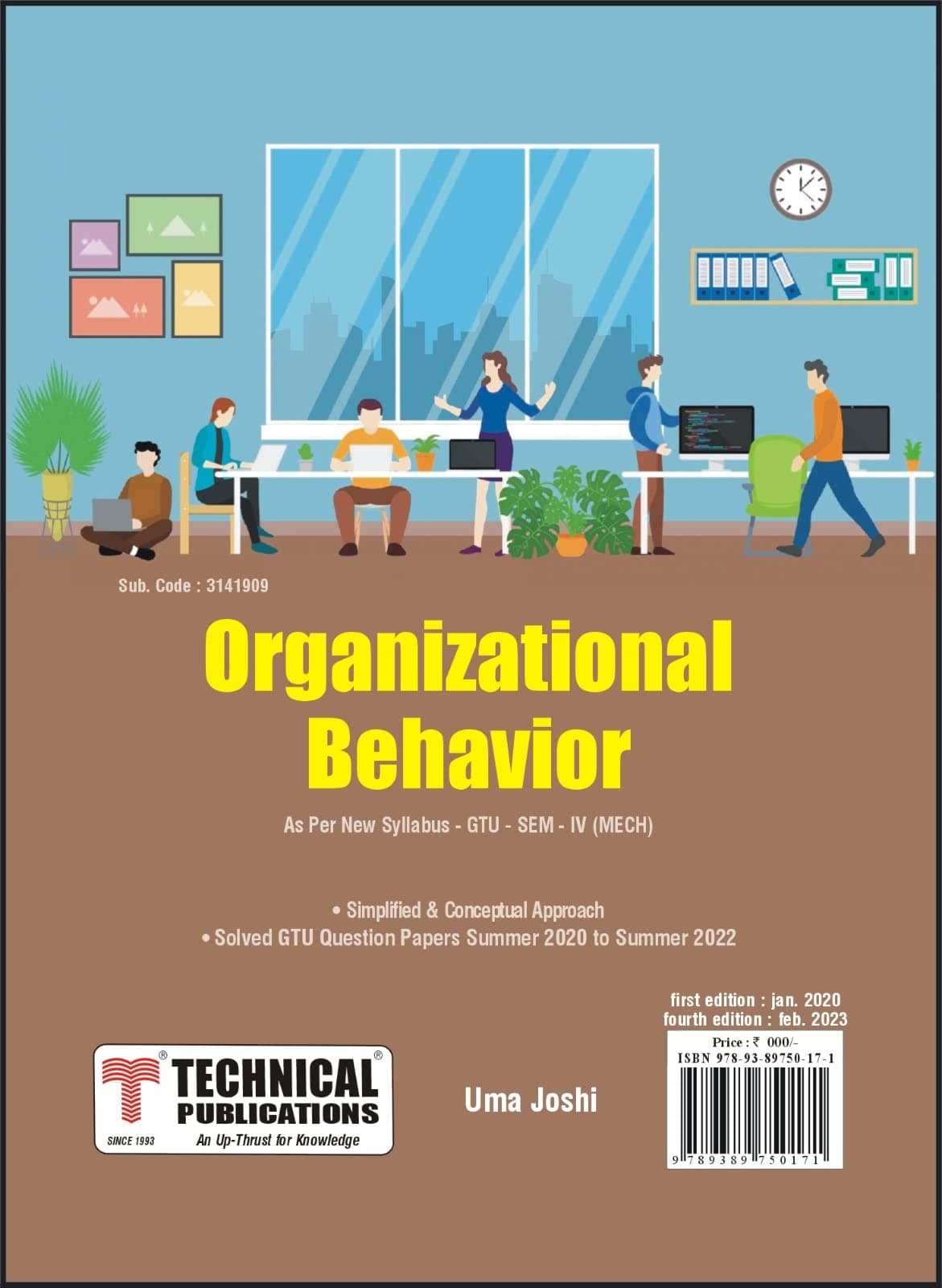 Organisational Behaviour for GTU (IV- MECH. - 3141909)