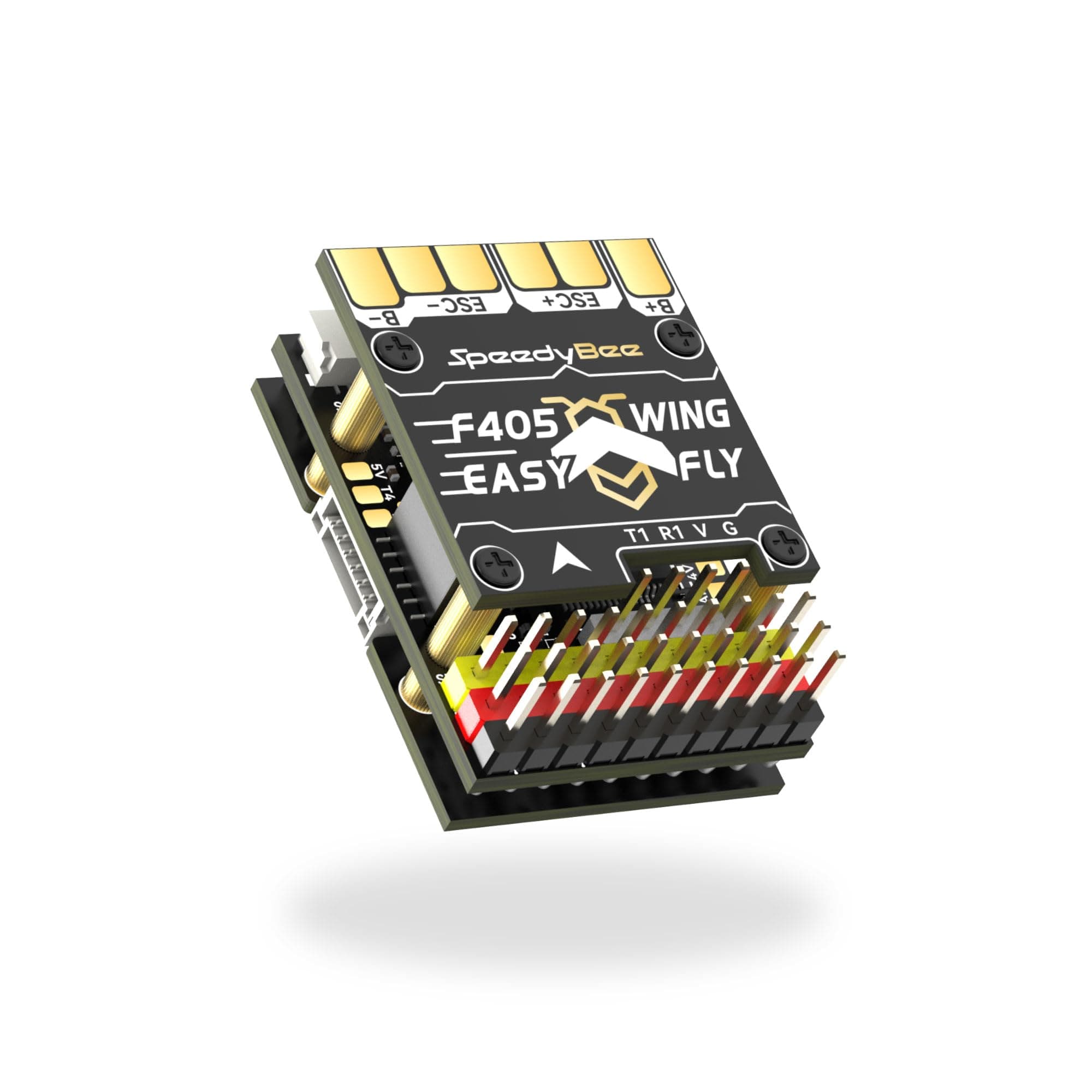 Speedybee F405 Mini Fixed Wing Flight Controller,Support INAV Ardupilot APP Wireless Configuration 11 PWM Solder-Free Multilayer FC PDB Board
