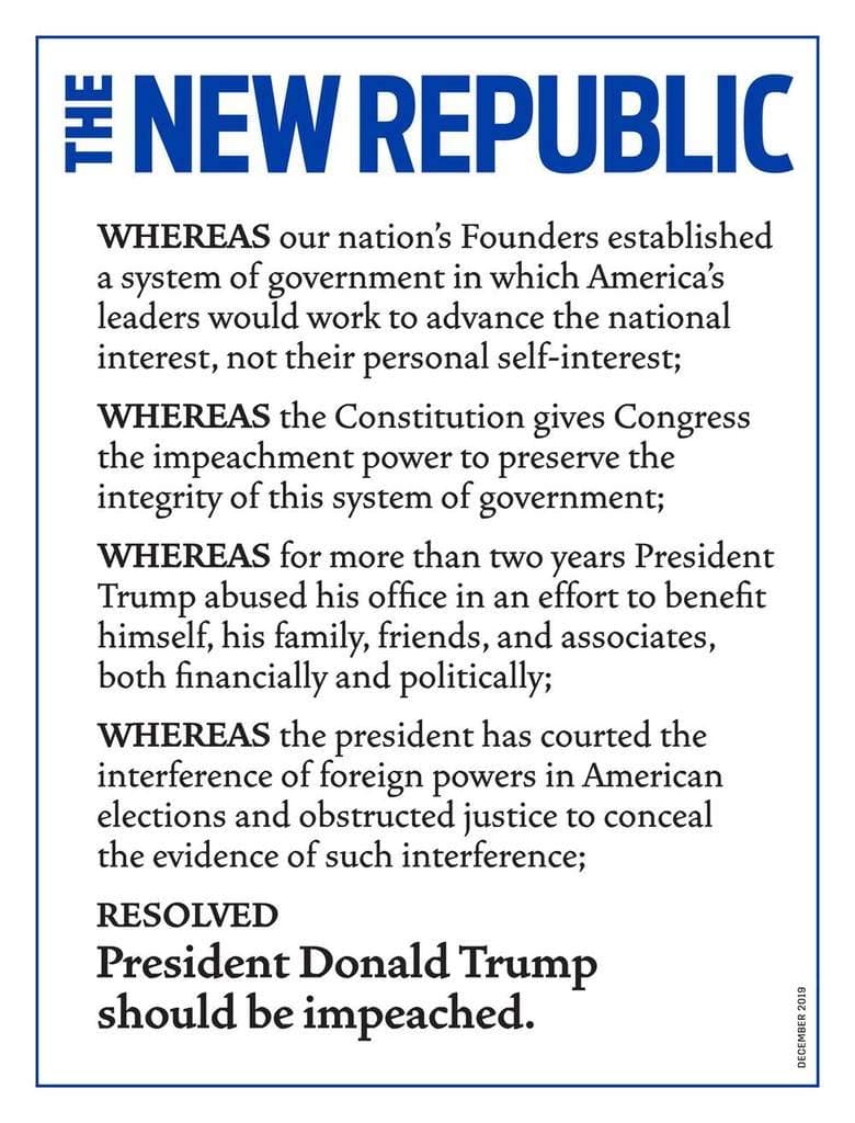 The New Republic Print Magazine