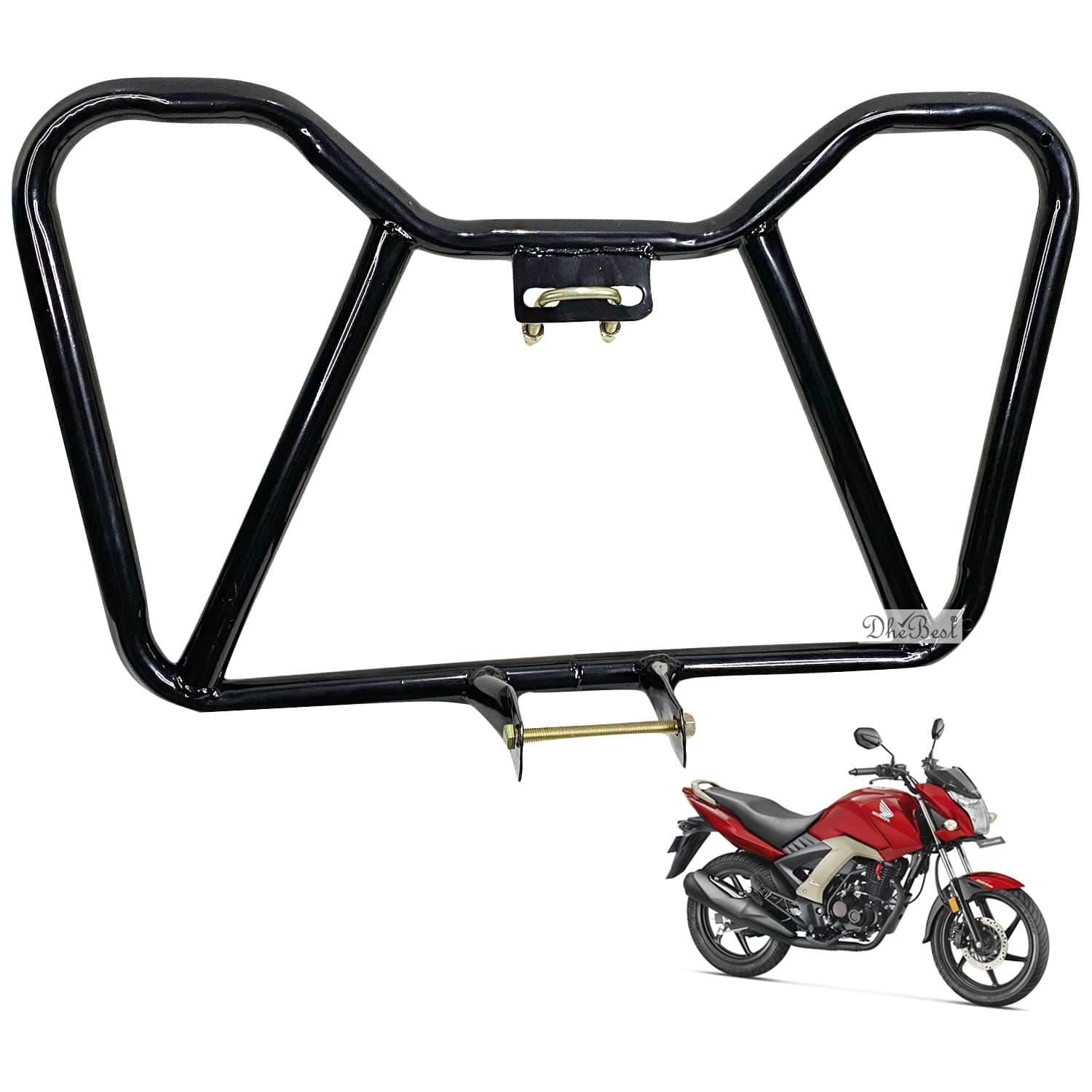 Dhe Best Bike Butterfly Desighn Heavy Duty Leg Crash Guard/Leg Guard Compatible with Honda Unicorn 160